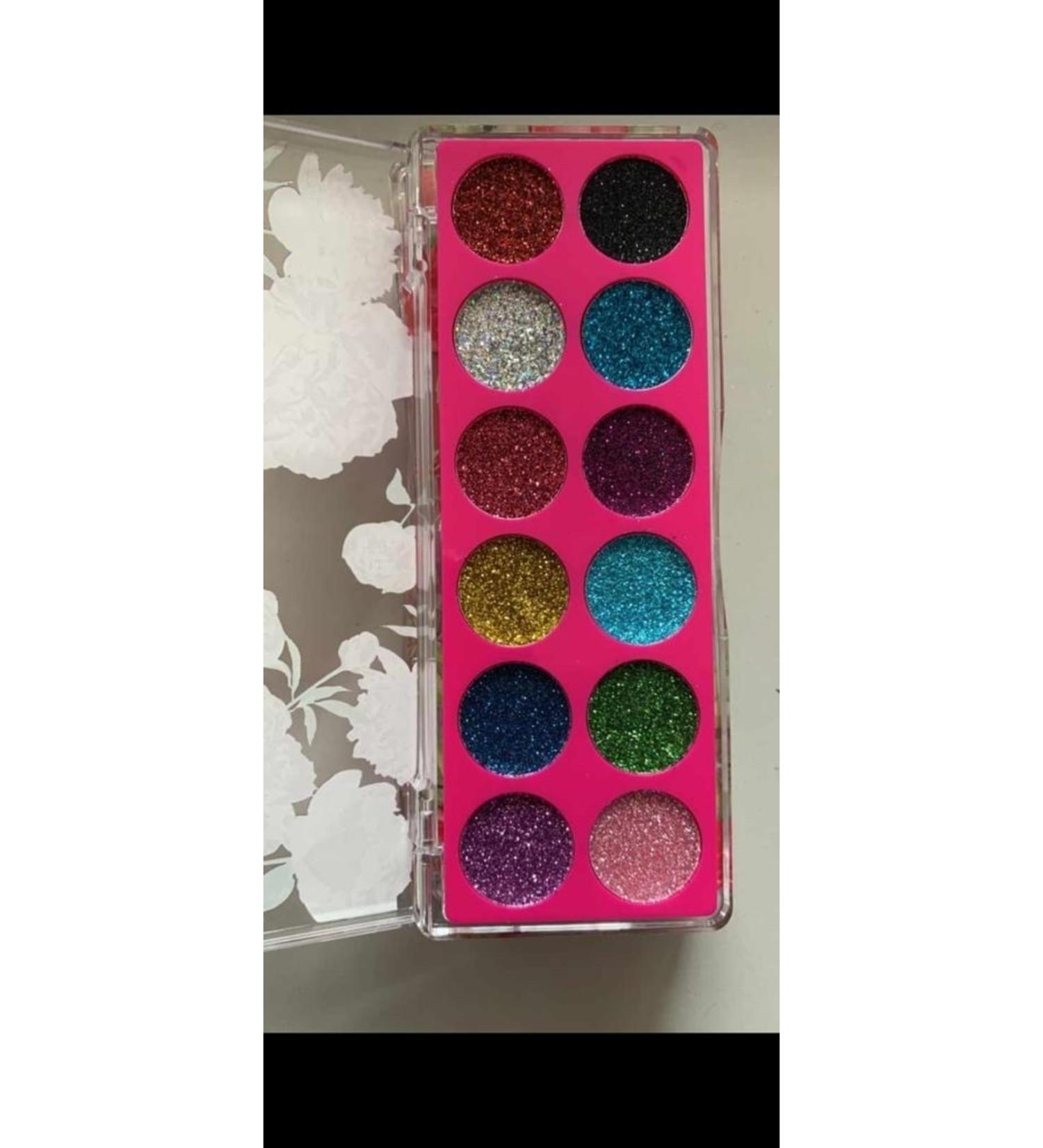 moc allure 12 glitter glitter eyeshadow palette