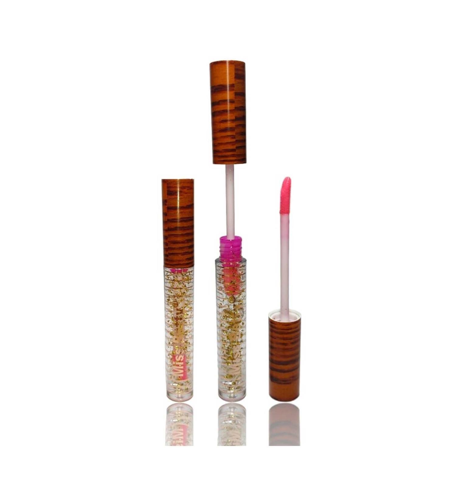 Miss Betty Lip Gloss Wooden Model Lipgloss Moisturizing Effect 3D Effect Glitter Small Particles - Buy Online on GoSupps.com