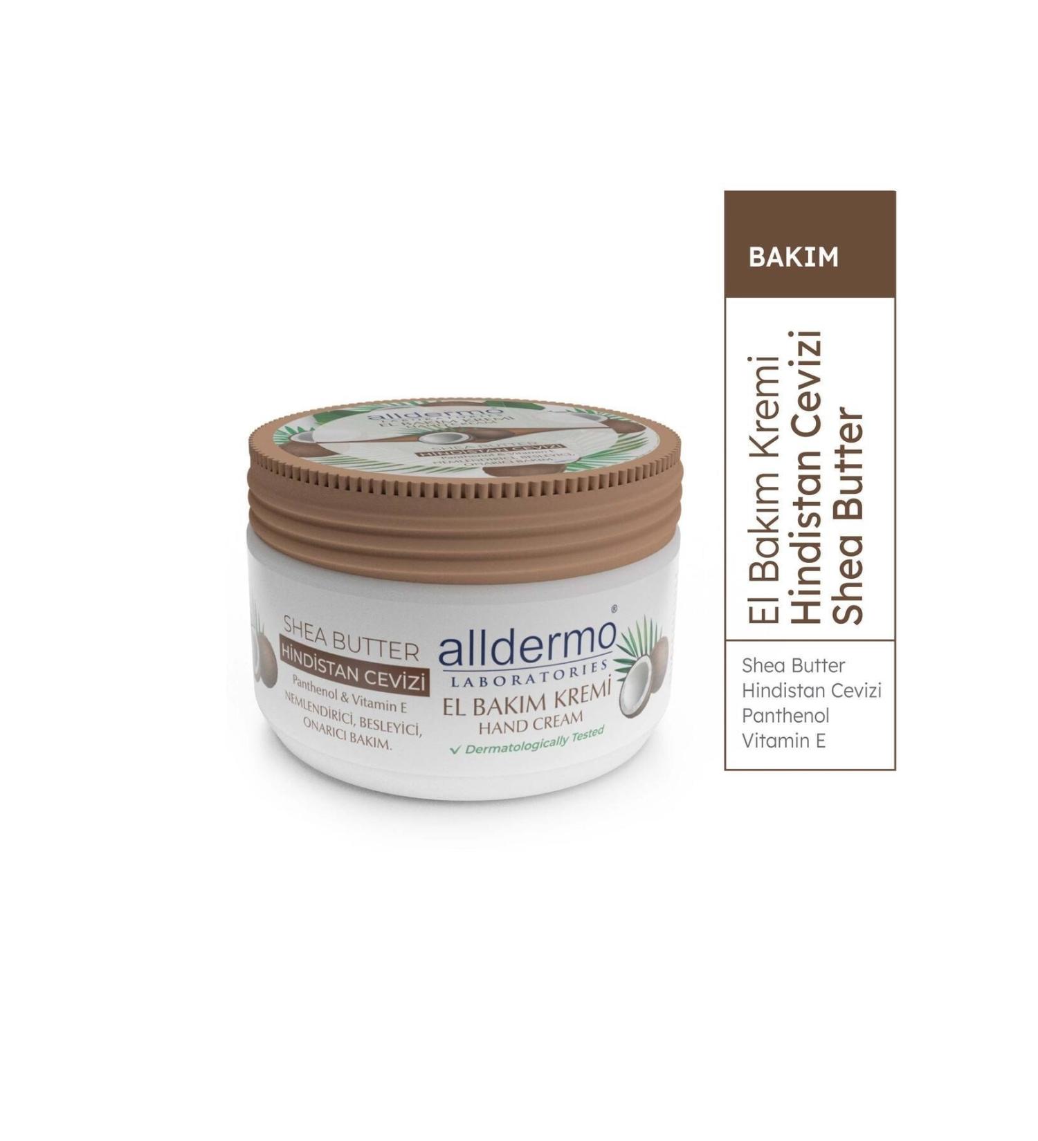 Alldermo Hand Care Cream Shea Butter Coconut 250 ml - Buy Online on GoSupps.com