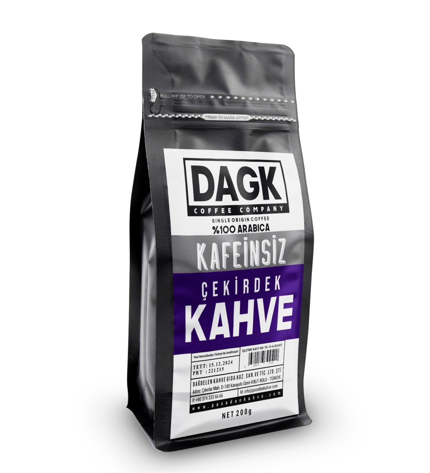 Dagk Decaffeinated Coffee Beans 200g - Buy Online on GoSupps.com