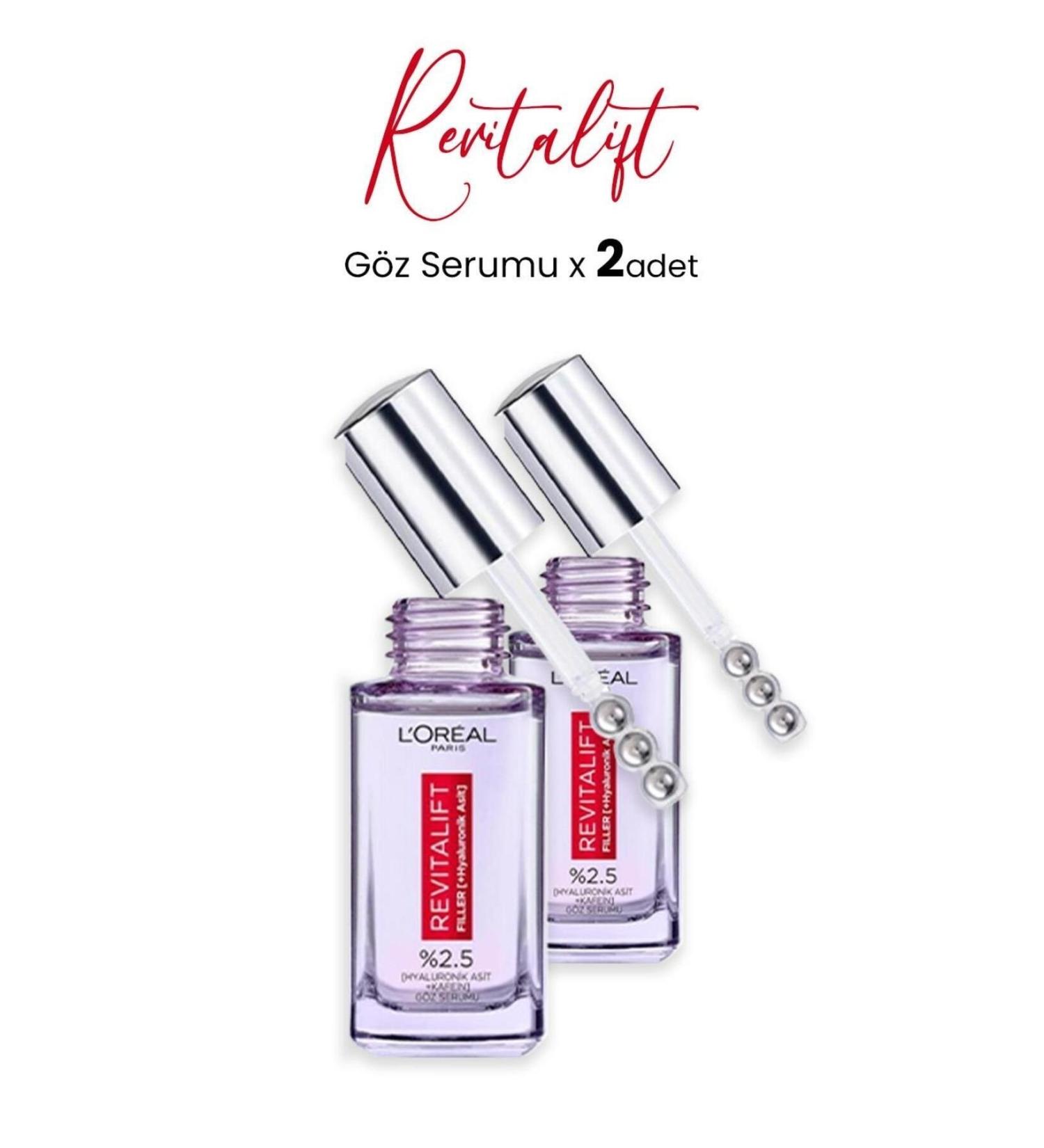 L'Oreal Paris Revitalift Filler Eye Serum 20 ml x 2 Pieces