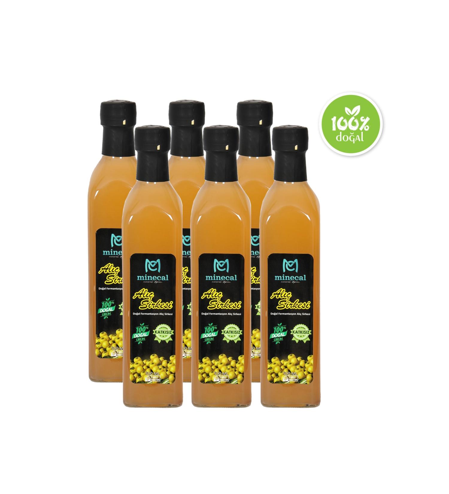 Minecal Hawthorn Vinegar 0 Additive-Free 6 Piece Set (Naturally Fermented)