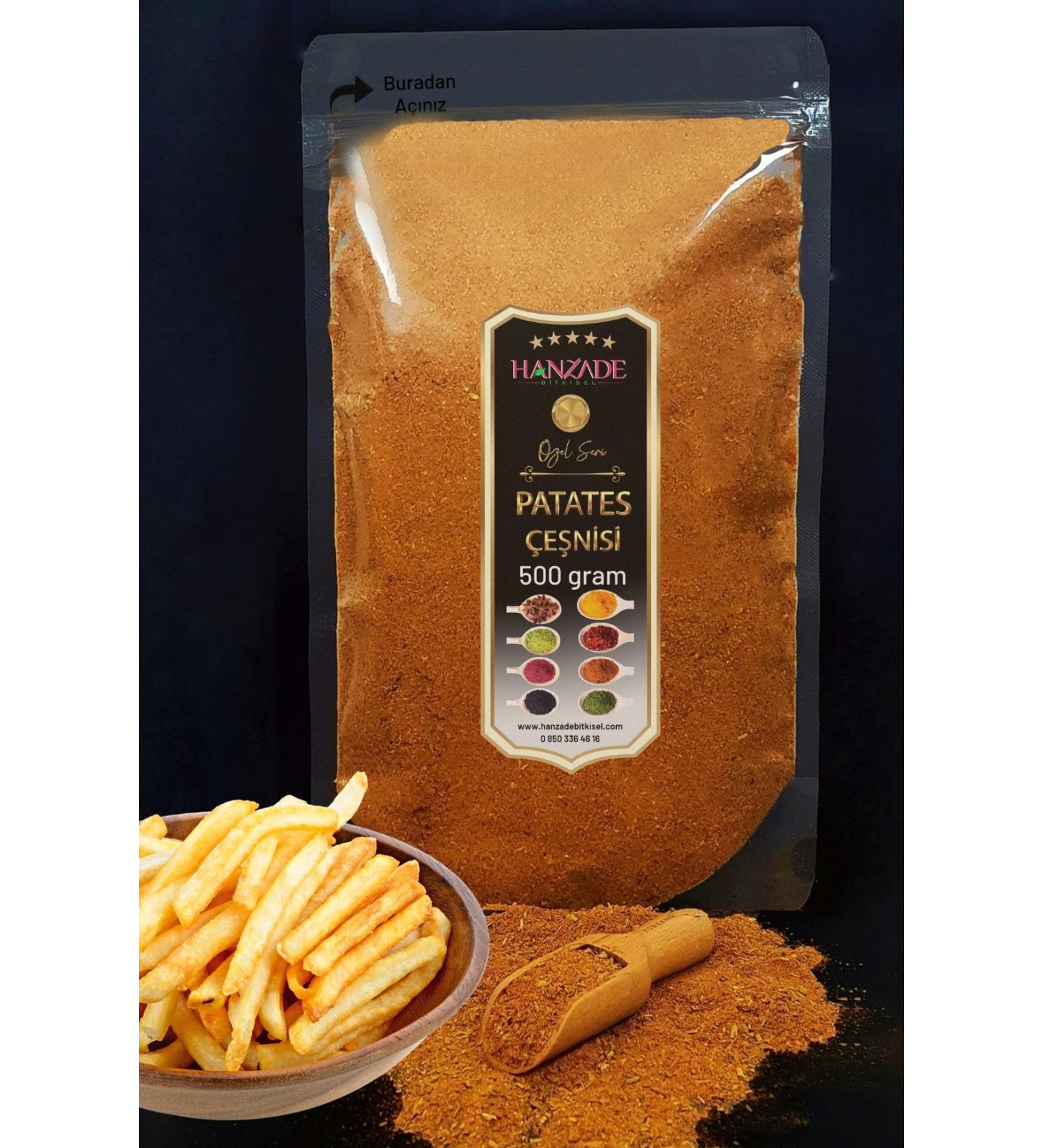 Hanzade Herbal Fried Potato Spice Seasoning 500 Gr - Buy Online on GoSupps.com