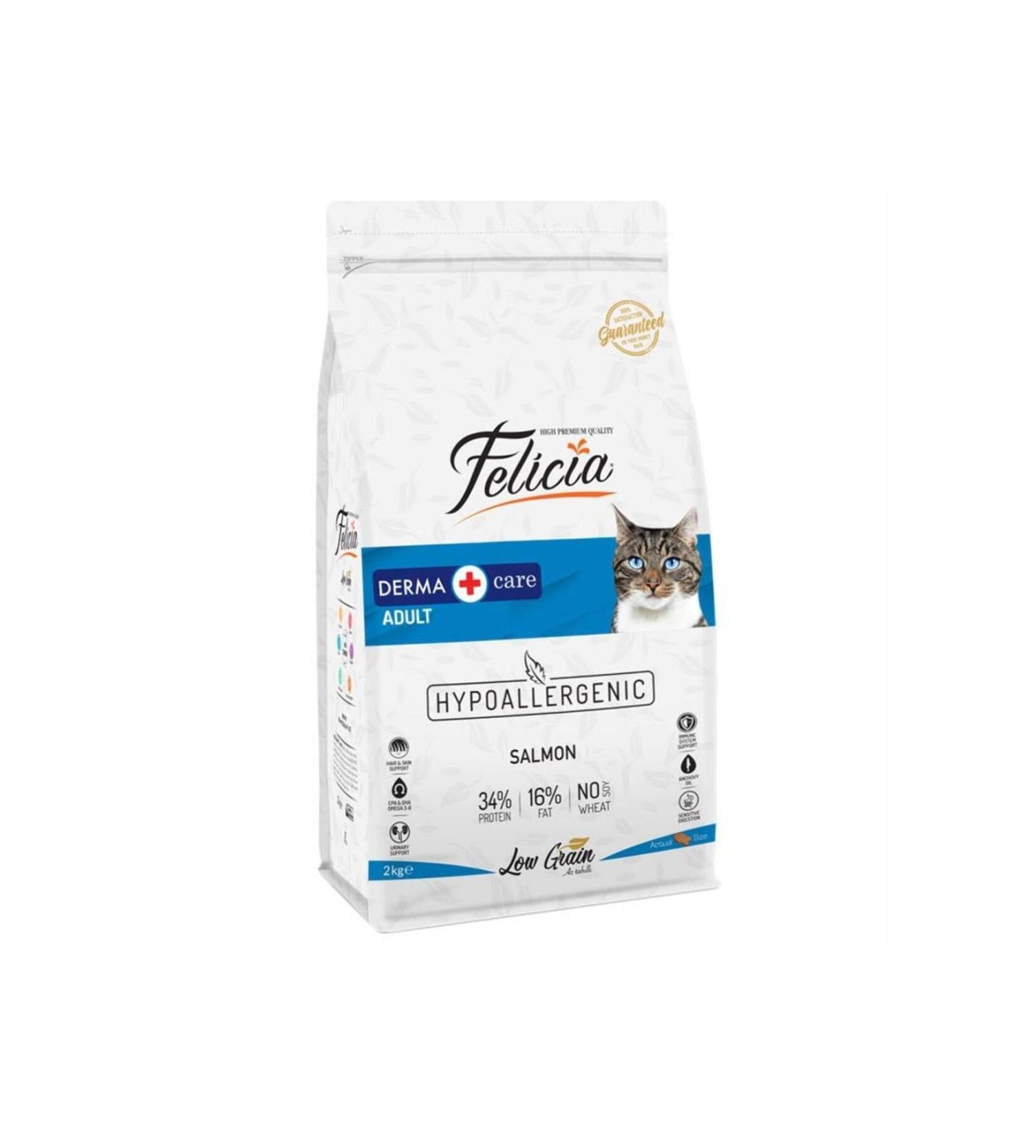 Felicia Salmon Low Grain Hypoallergenic Cat Food 2 Kg