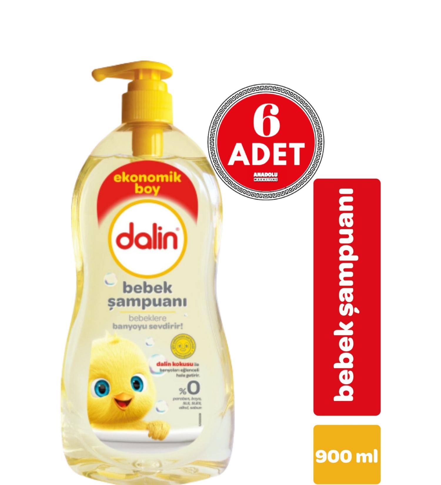 Dalin Shampoo 900 ml 6 Pieces