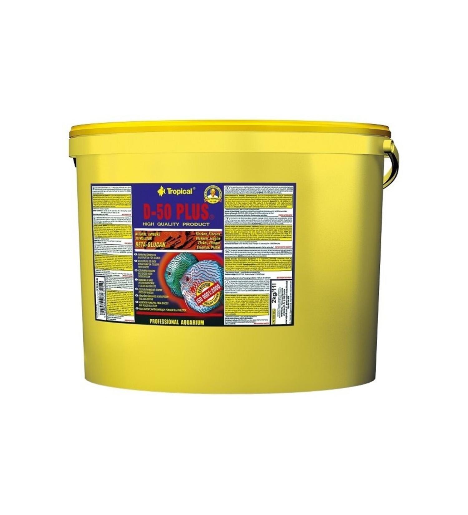 Tropical D 50 Plus Flake Bucket 2000 GR