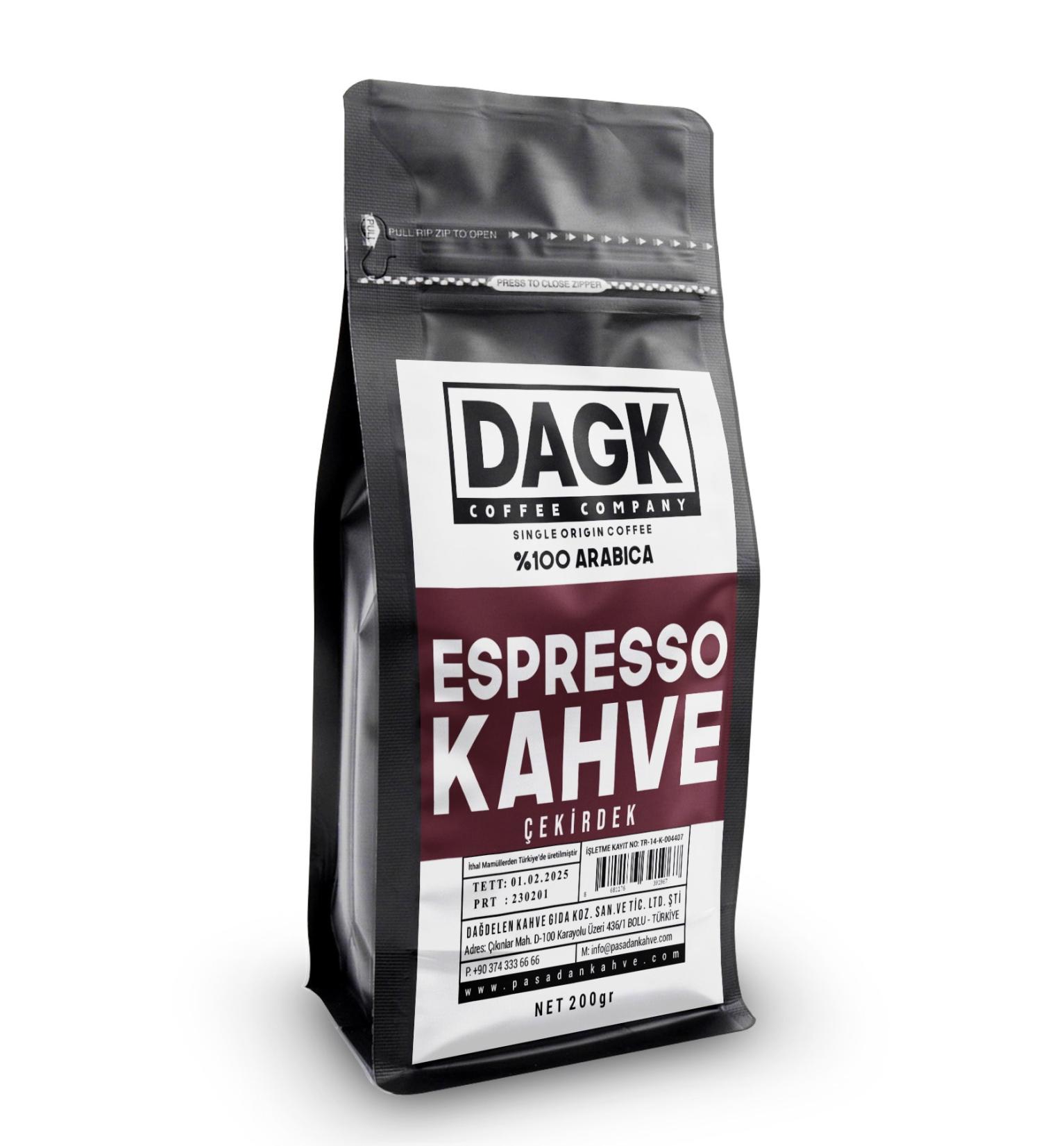 Dagk Espresso Coffee Beans 200gr - Buy Online on GoSupps.com