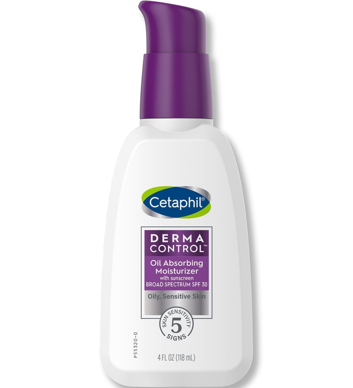 Cetaphil Derma Control Oil Absorbing SPF30 Facial Moisturizing Lotion 118ML - Buy Online on GoSupps.com