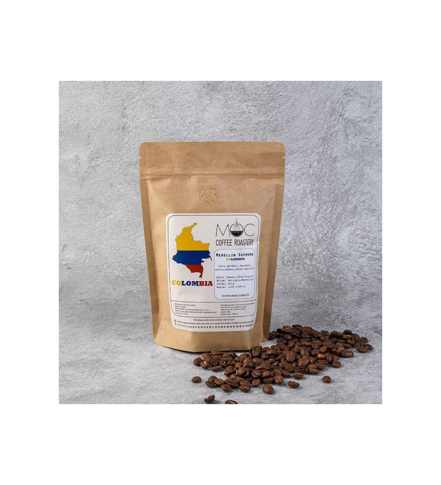 MOC Coffee Roastery Colombia Specialty Coffee Beans 250 gr