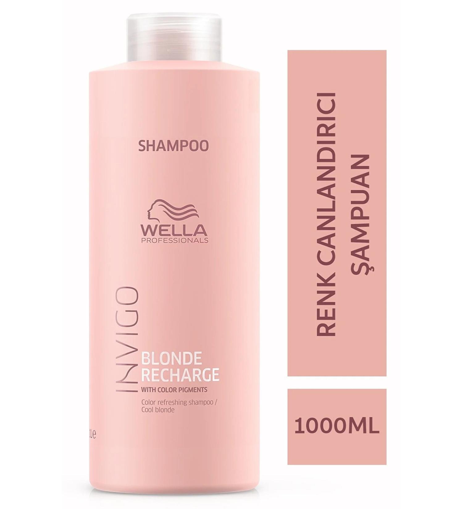 Wella Invigo Blonde Recharge Purple Silver Shampoo 1000ml