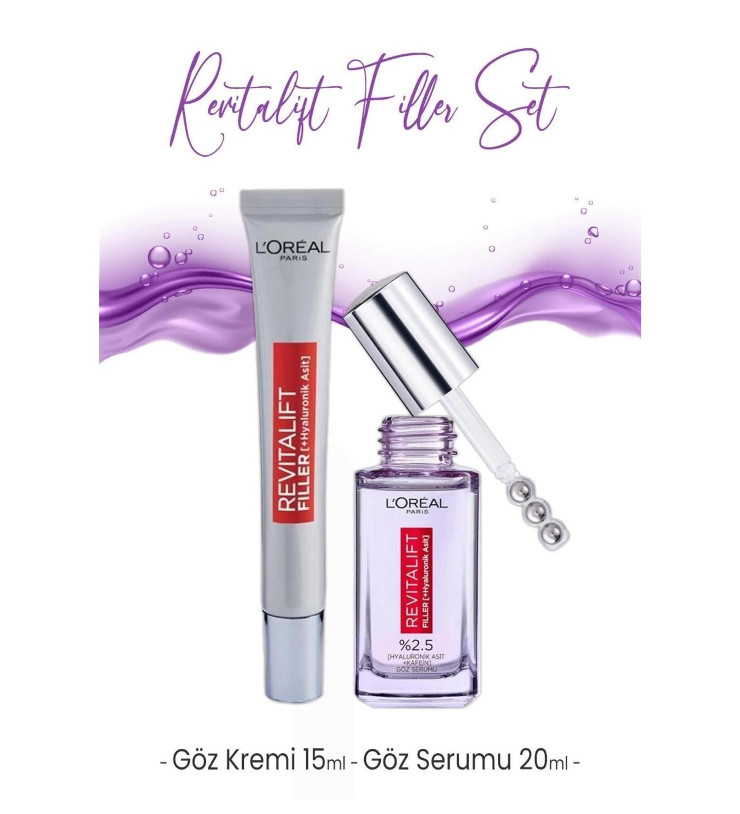 L'Oreal Paris Revitalift Filler Eye Cream and Serum