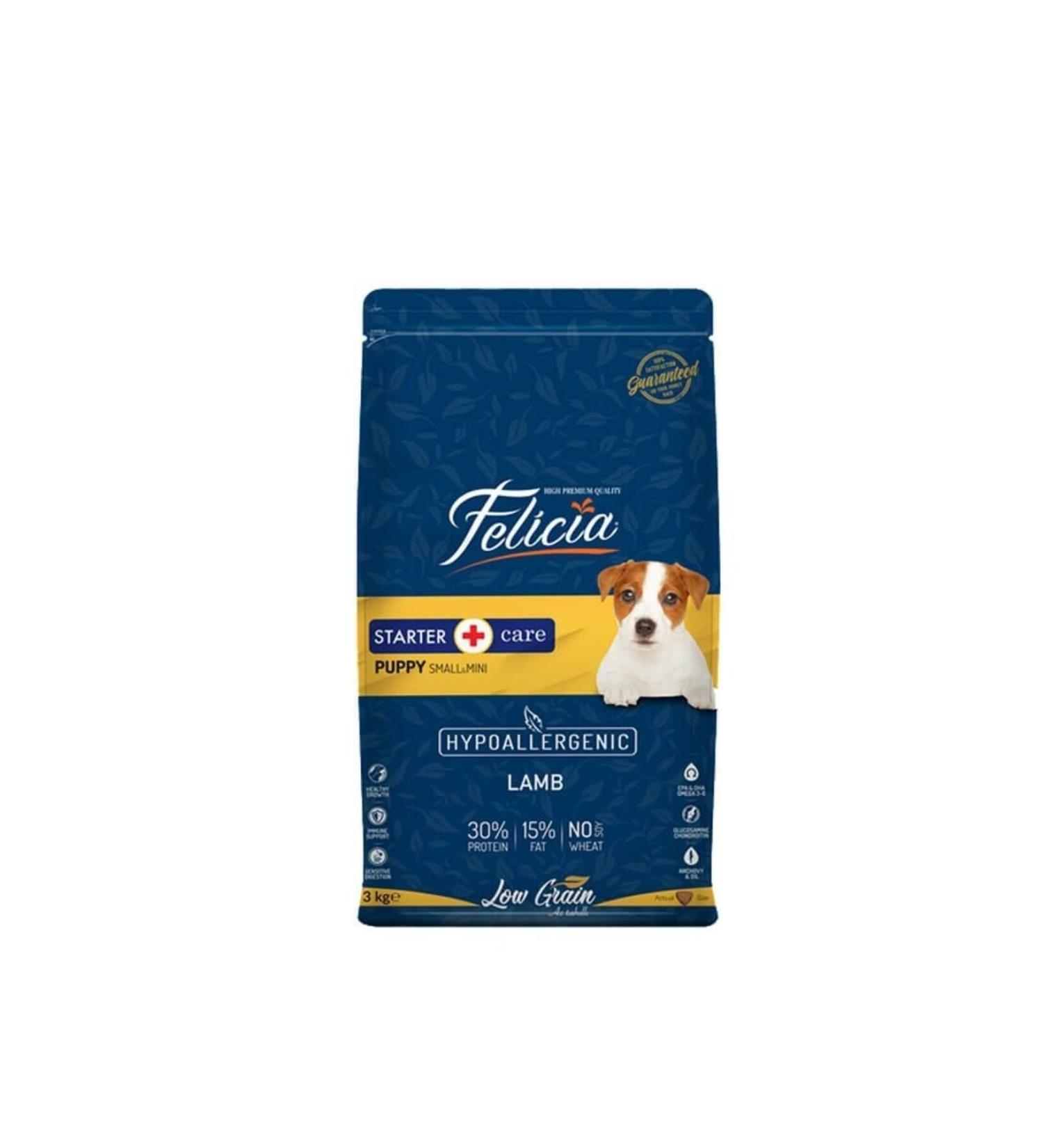 Felicia Lamb Meat Small Breed Puppy and Pregnant Dog Food 3 Kg