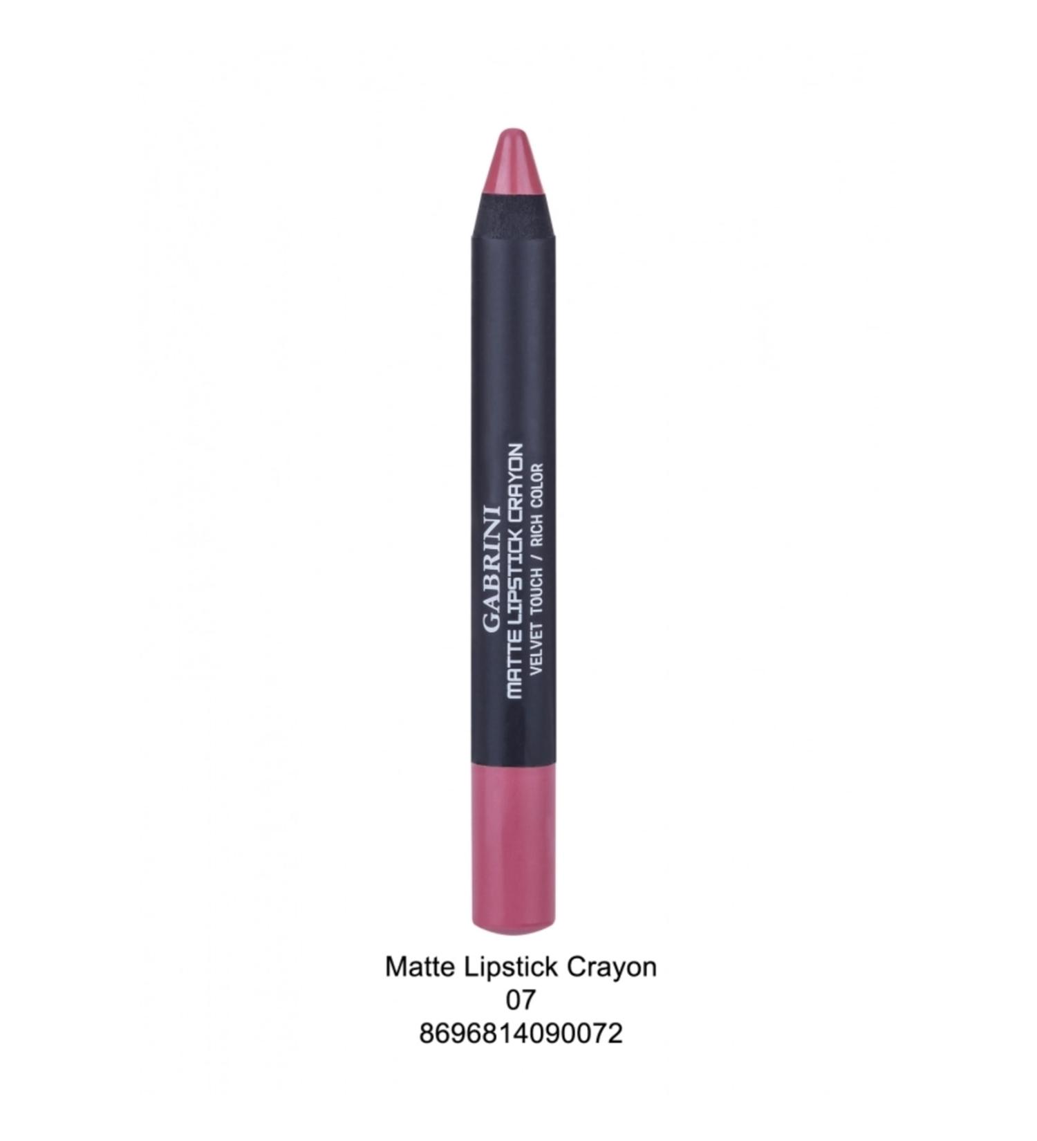 Gabrini Matte Lipstick Crayon - 07 - Buy Online on GoSupps.com