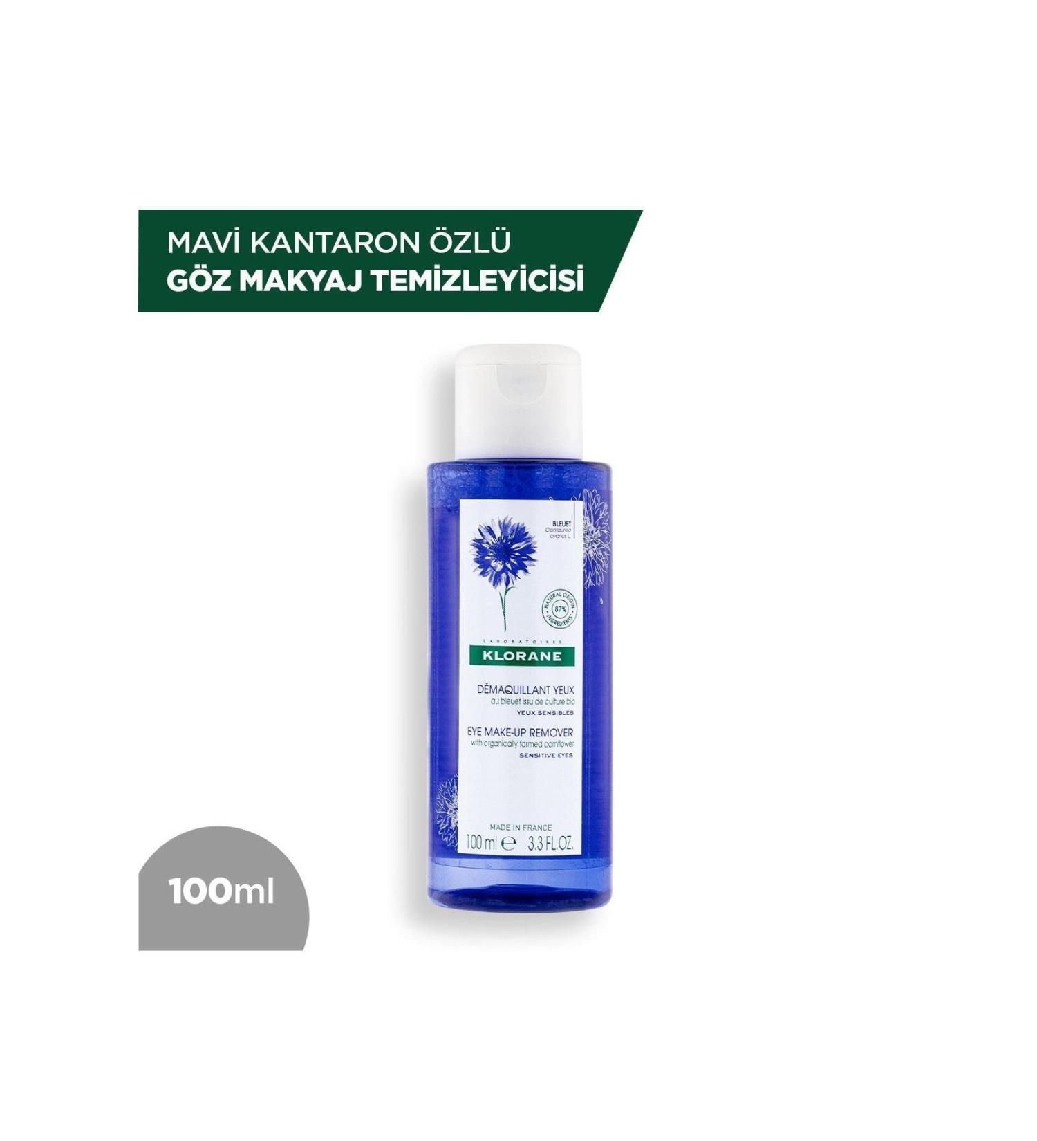 Klorane Blue John's Wort Eye Make-Up Remover 100 Ml