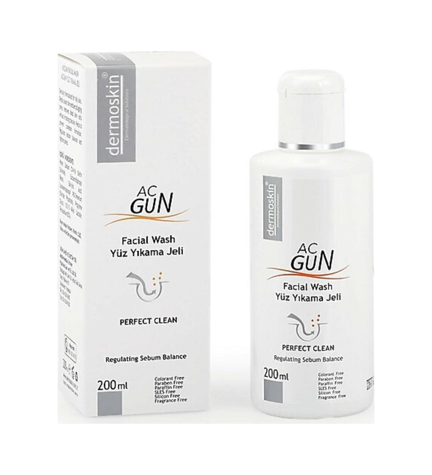 Dermoskin Acnegun Face Wash Gel 200 ml