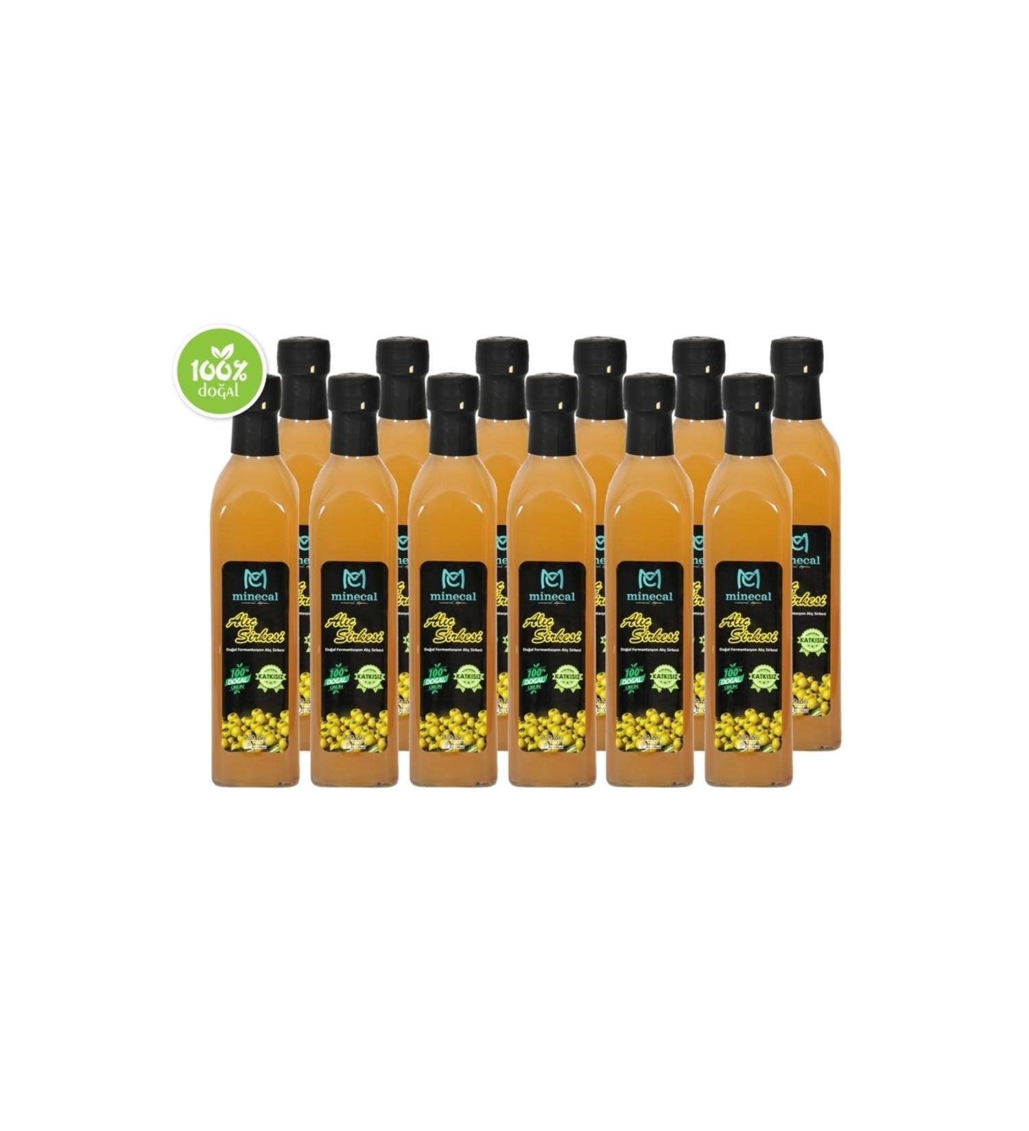 Minecal Hawthorn Vinegar 0 Additive-Free 12 Piece Set (Naturally Fermented)