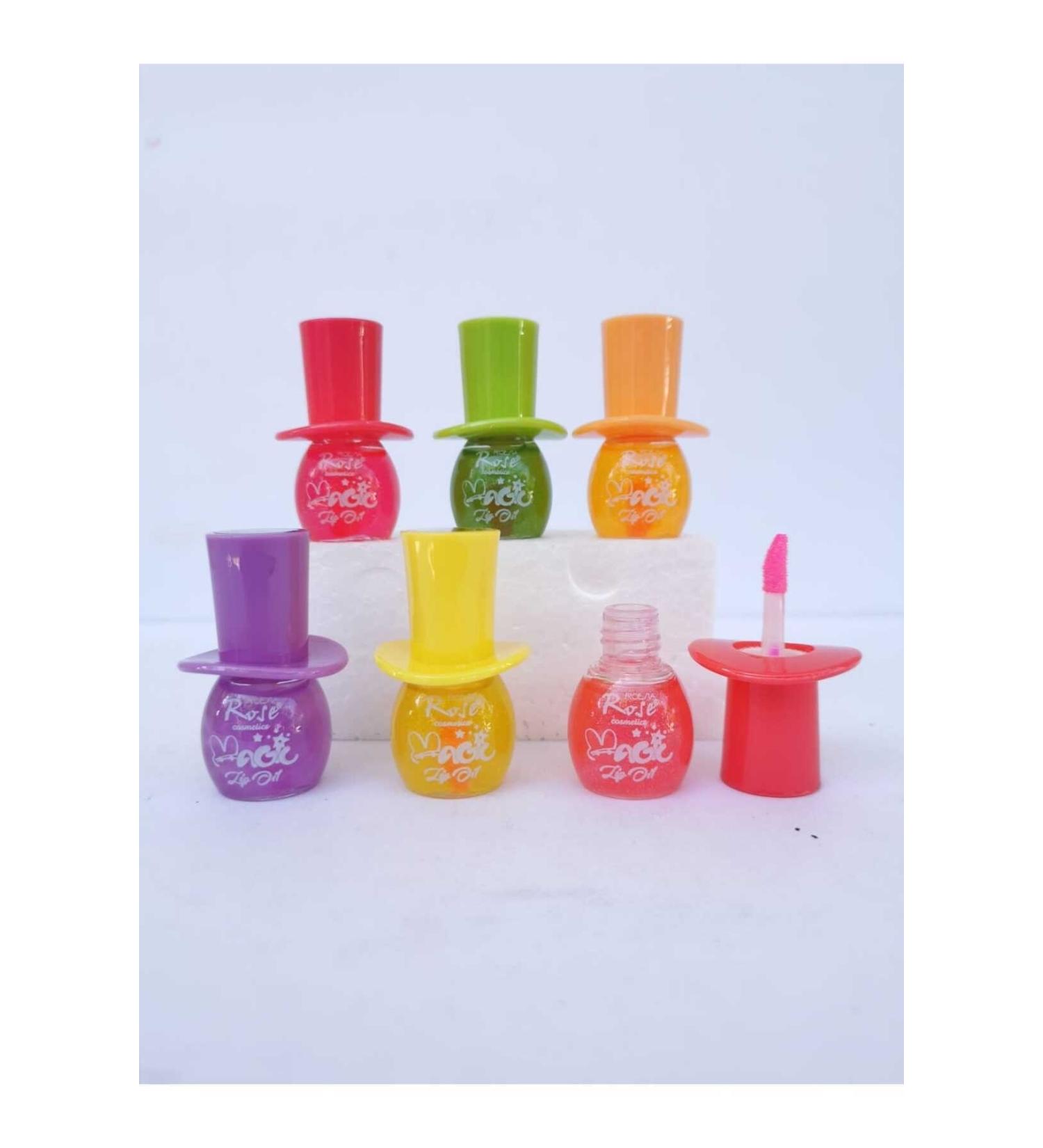 AILY COSMETICS Rose Fashion Colors Fruity 6-Piece Lip Gloss Magic Lipstick - Magic Lip Oil