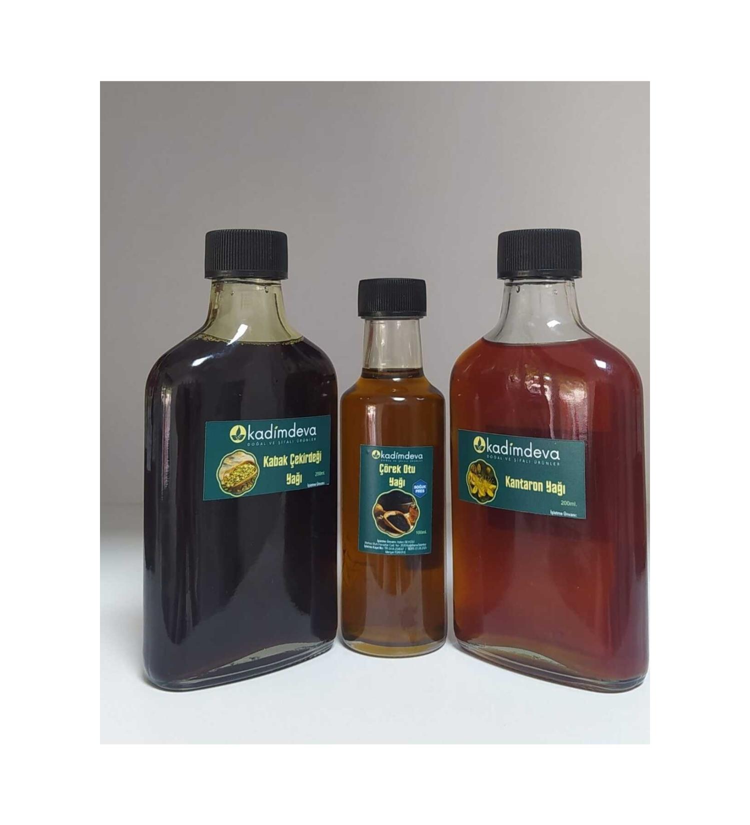 Kadimdeva St. John's Wort Oil & Pumpkin Seed Oil & Black Cumin Oil