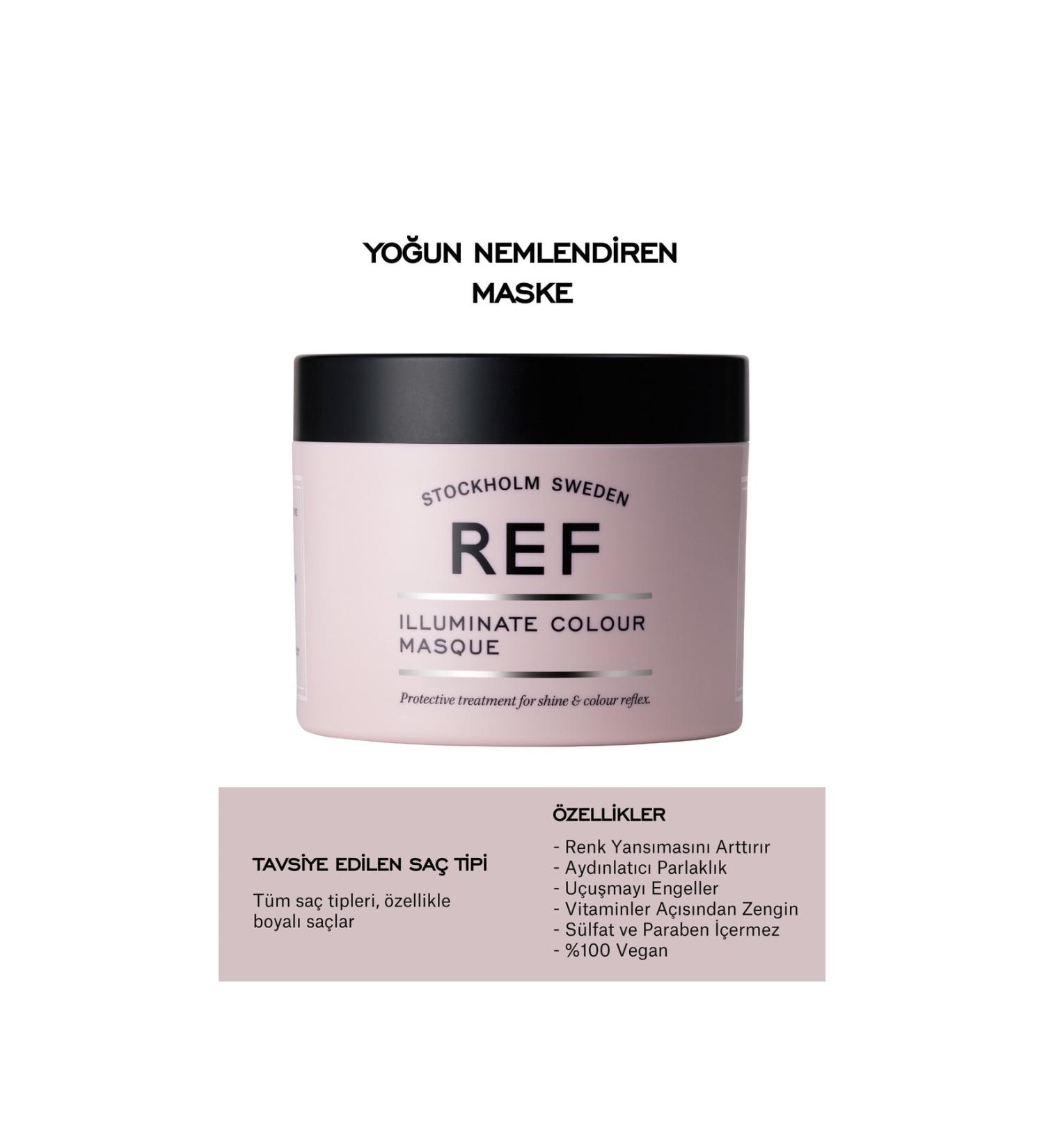 REF STOCKHOLM Illuminate Colour Masque 250 Ml Brightening Intensive Care Mask for Dyed Hair - Buy Online on GoSupps.com