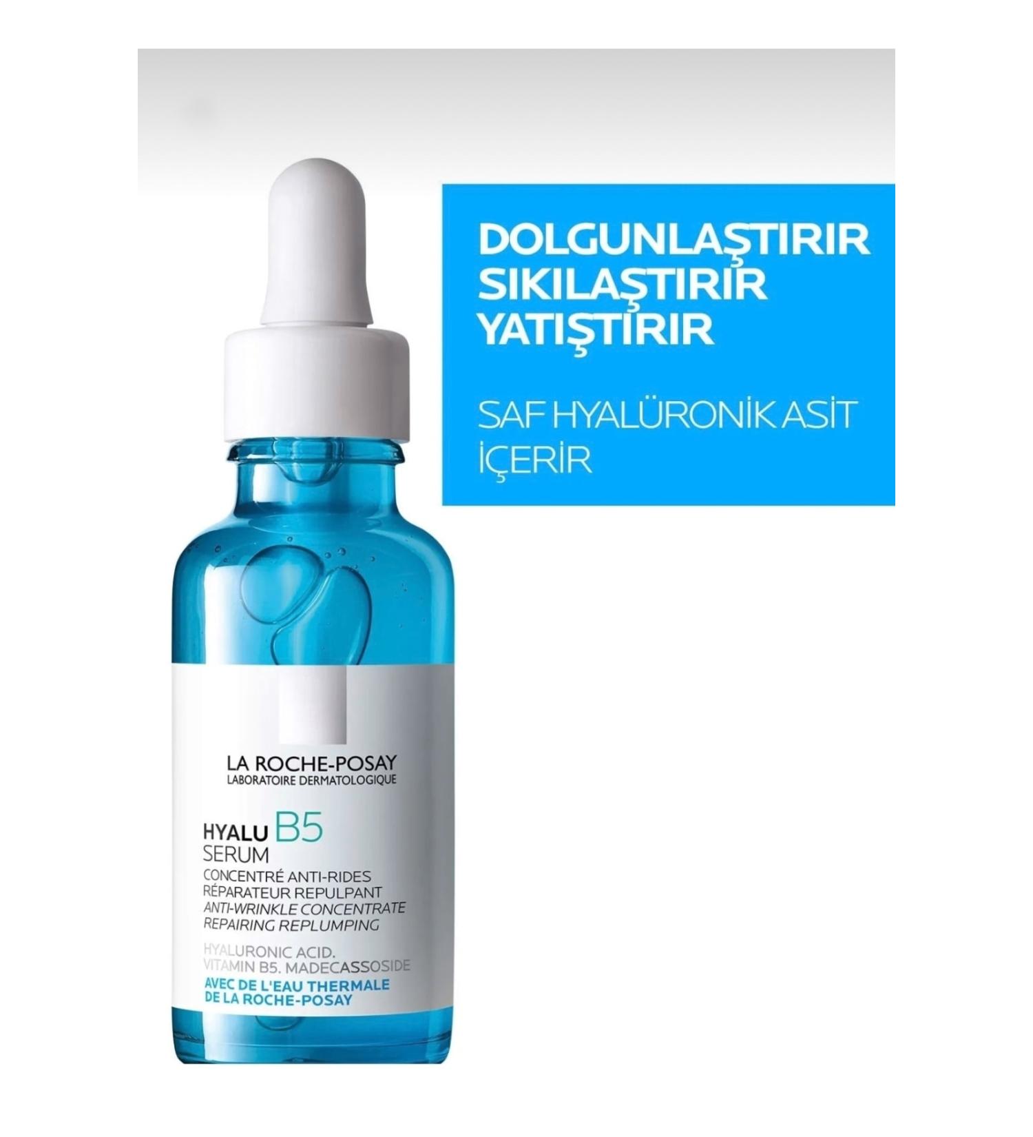 La Roche Posay Hyalu B5 Skin Serum Hydrating and Plumping with Hyaluronic Acid and Vitamin B5 - Buy Online on GoSupps.com