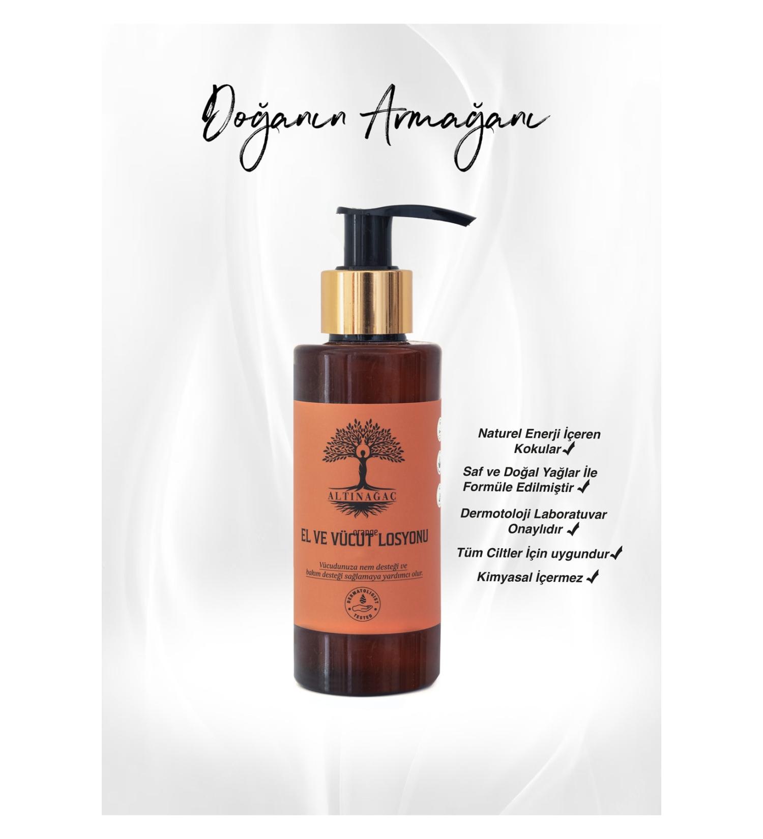 ALTINA A COSMETICS Natural Hand and Body Lotion Orange 150ml