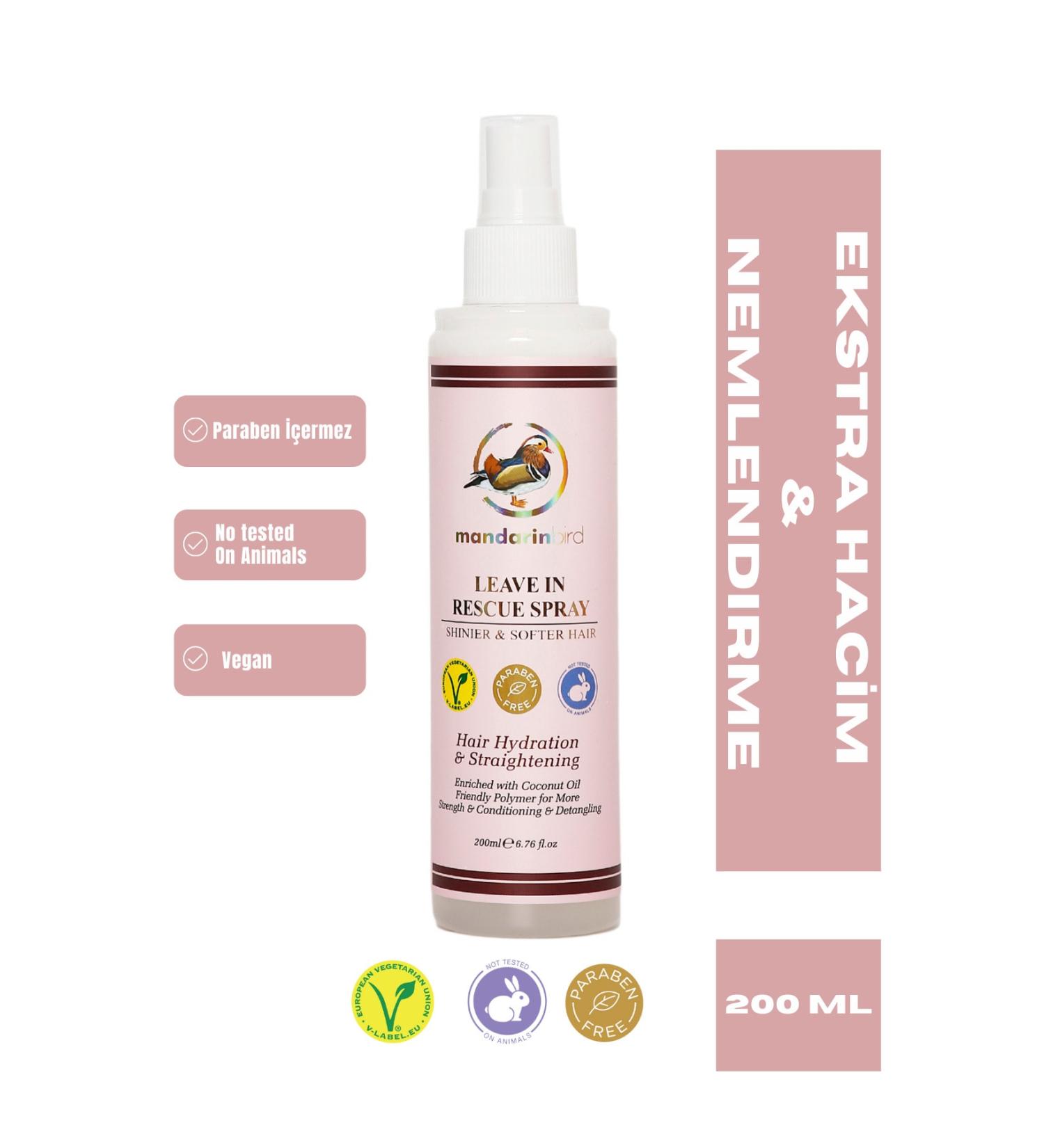 Mandarinbird Leave In Rescue Spray Leave-In Liquid Spray Conditioner - Buy Online on GoSupps.com