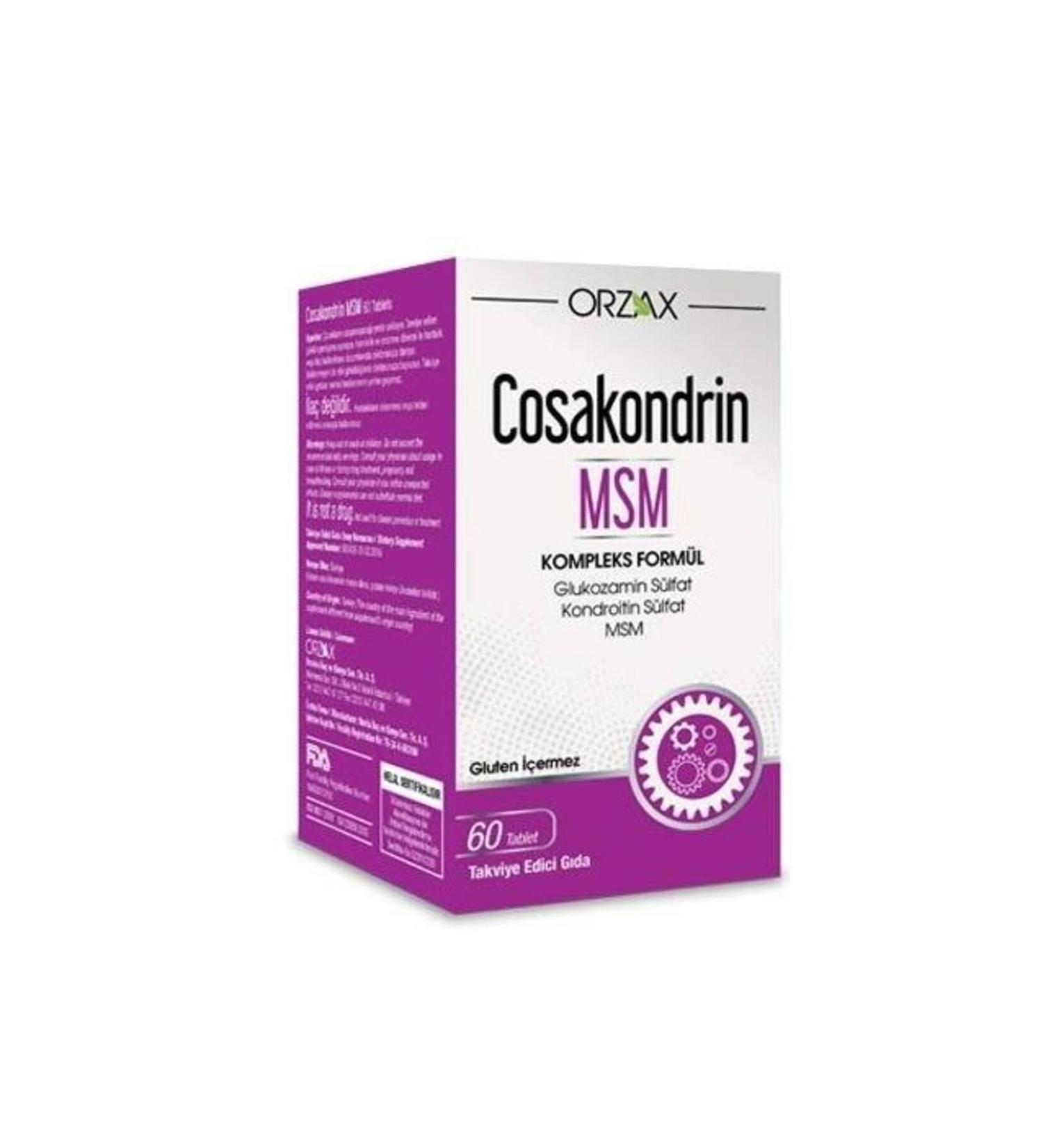 Ocean Orzax Cosakondrin MSM 60 Tablets