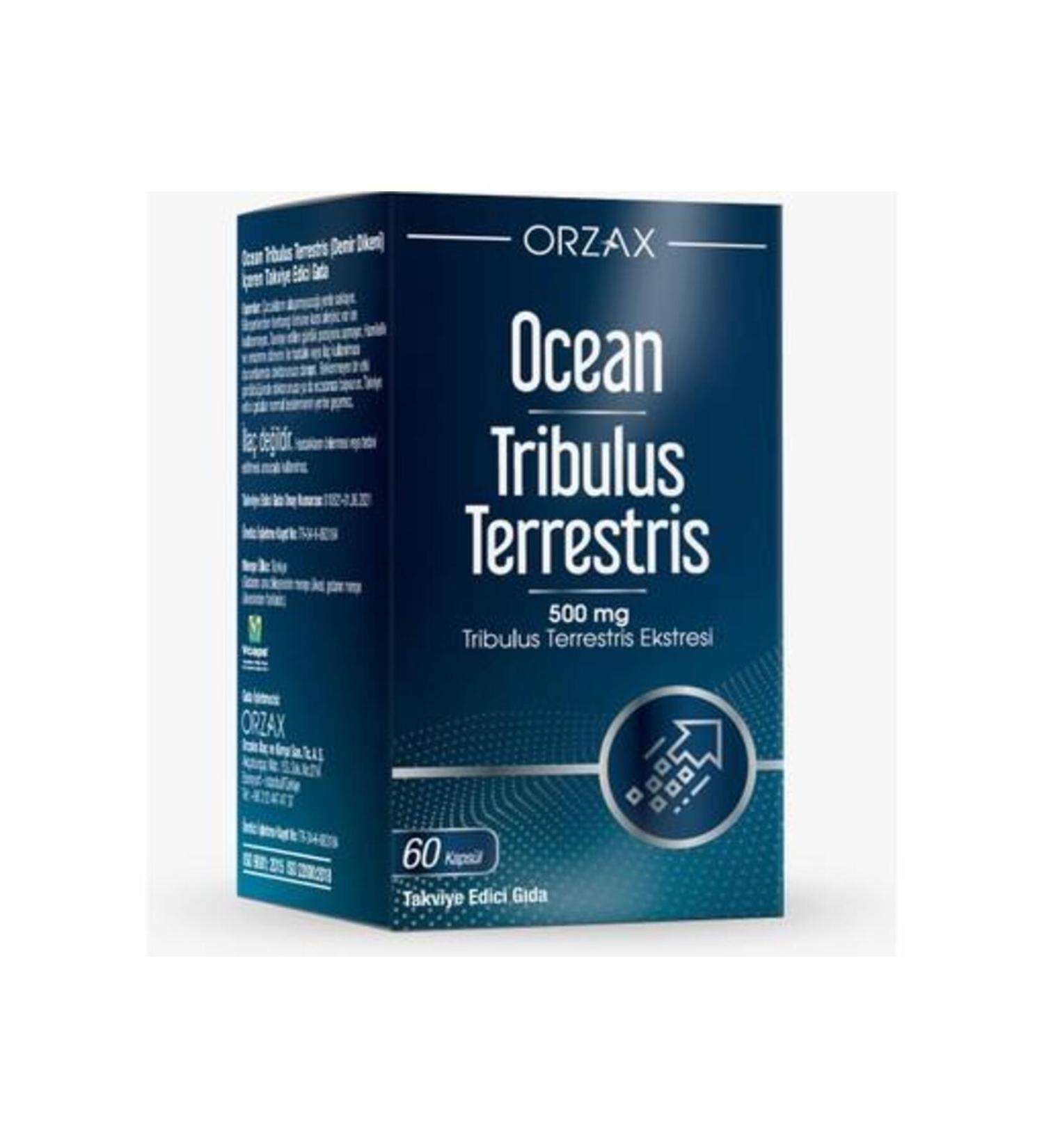Ocean Tribulus Terrestris Food Supplement 60 Capsules Tablet