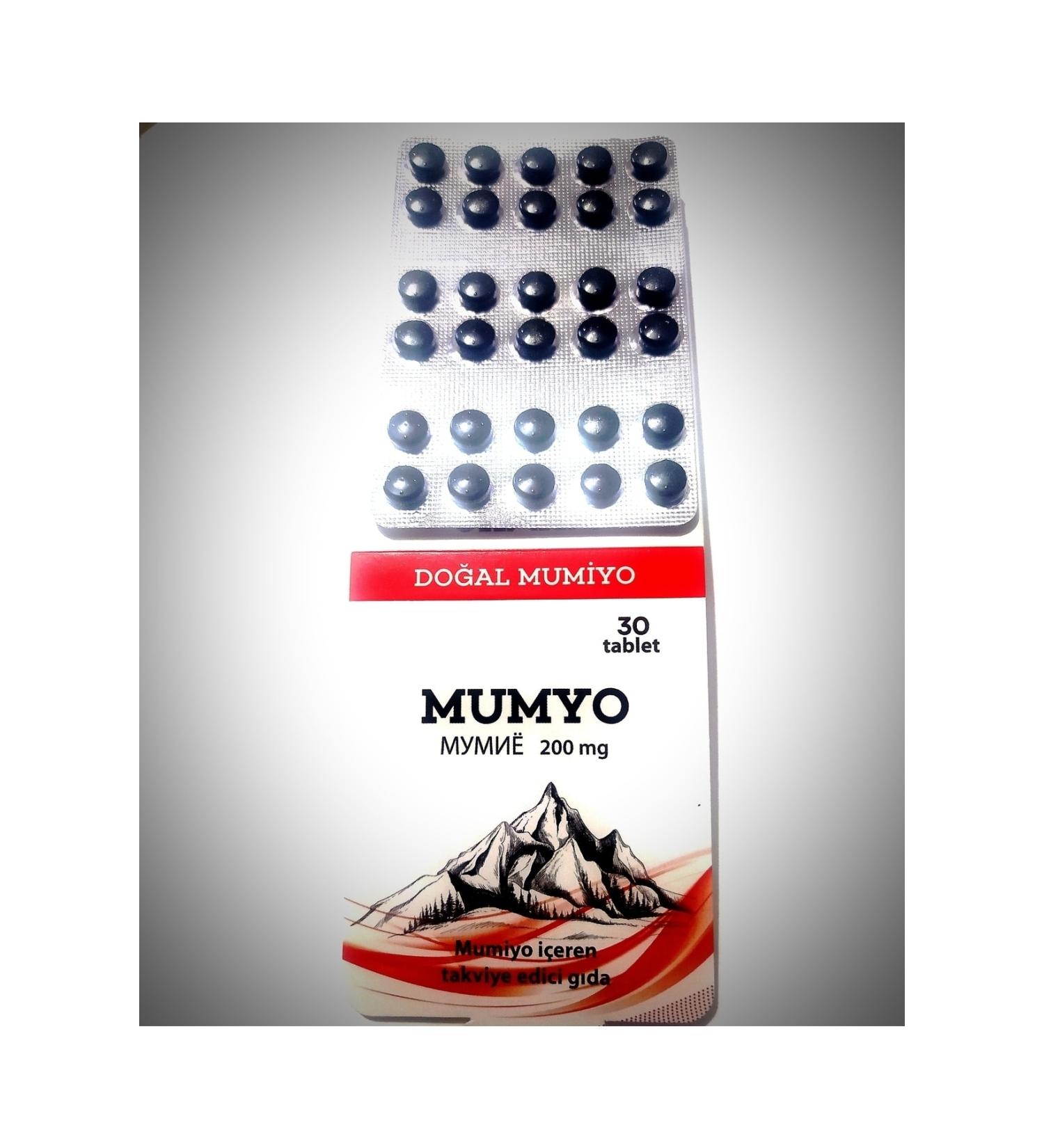 MUMYO 30 Tablets Supplementary Food Containing Mumiyo - Buy Online on GoSupps.com