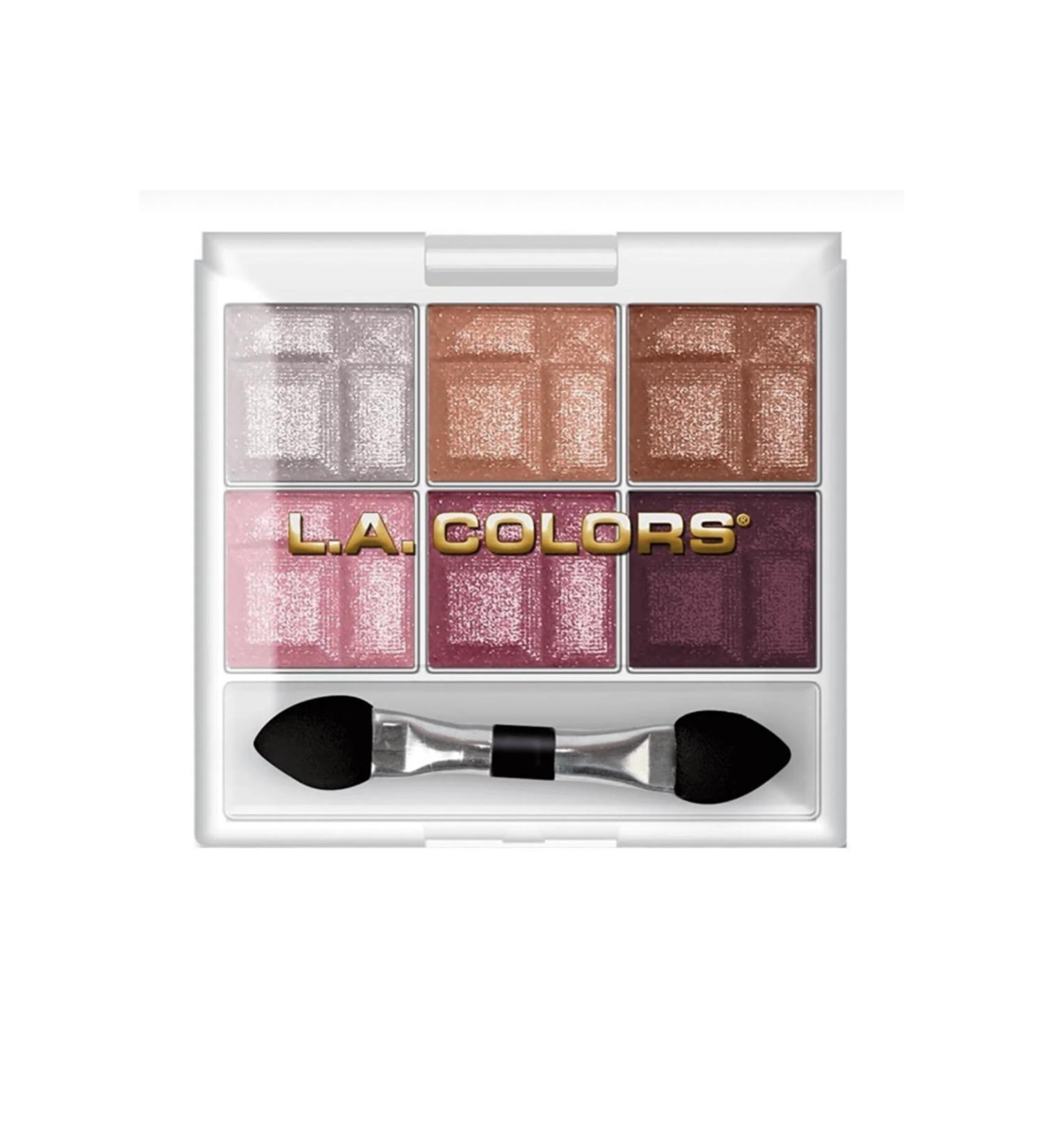 LA Colors La Colors 6 Color Eyeshadow Palette Delicate