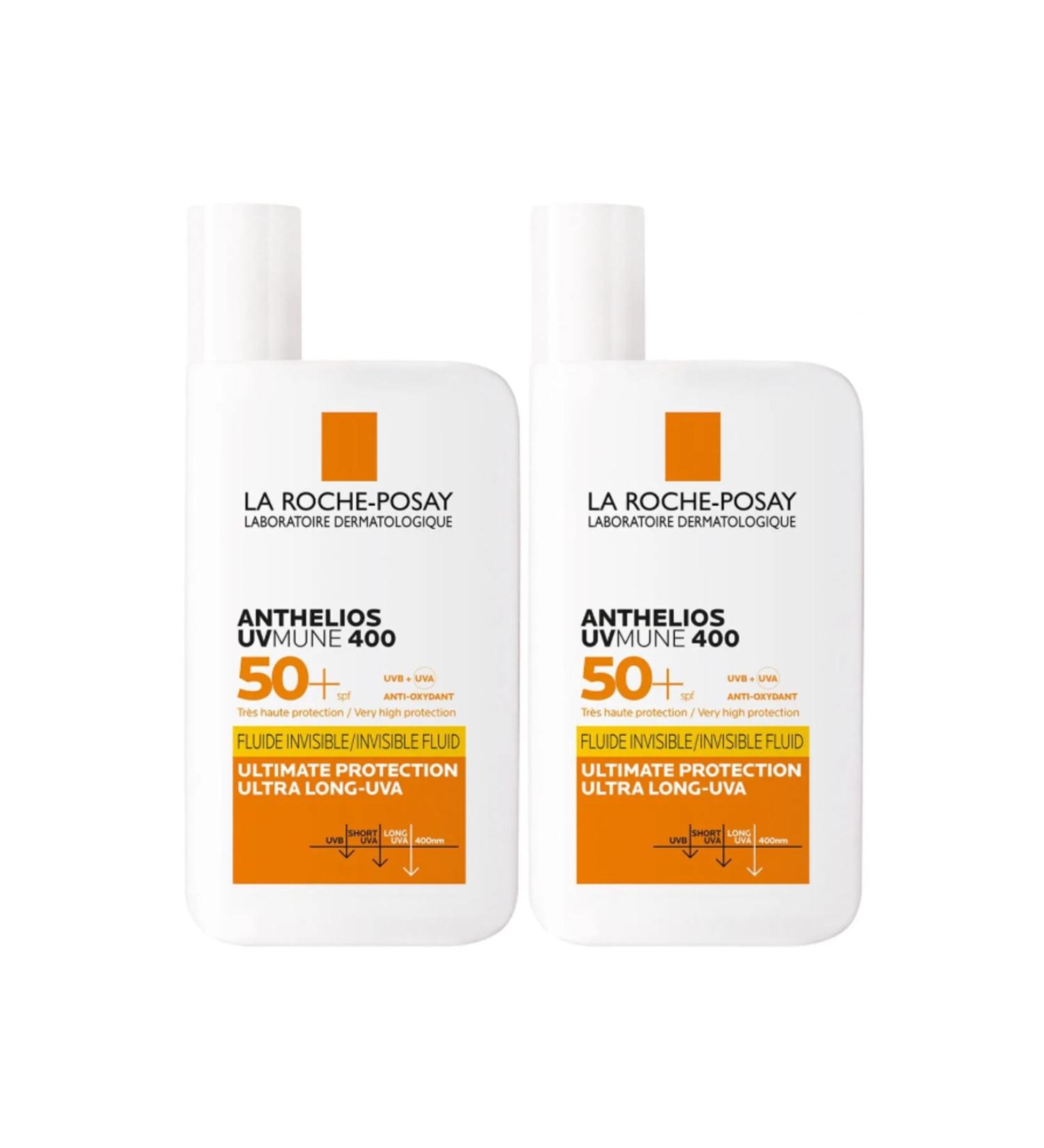 La Roche Posay La Roche-Posay Anthelios UVMUNE 400 50+ Factor Sunscreen Face Cream 50ml (2 Pieces) - Buy Online on GoSupps.com