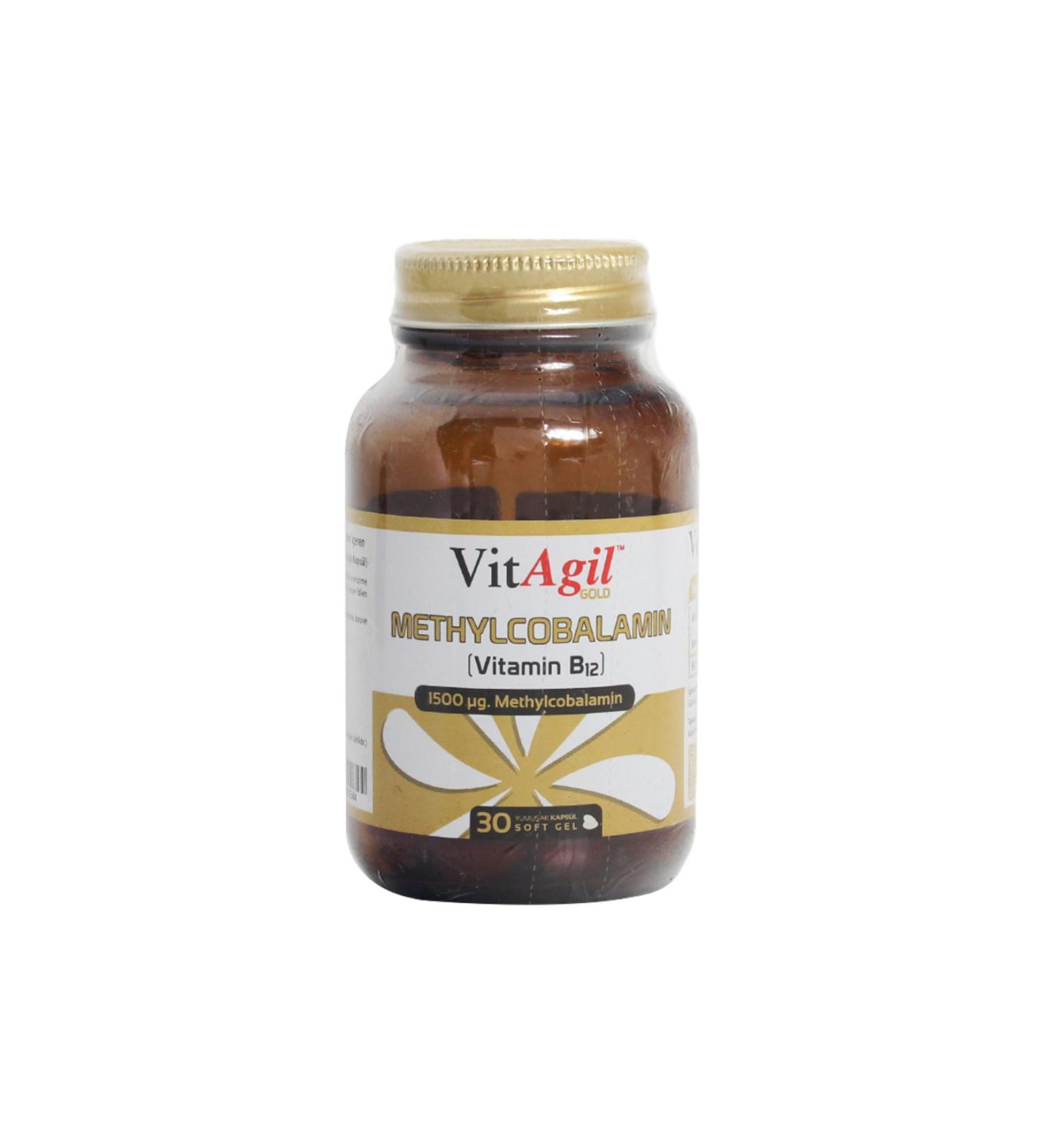 Allergo Vitagil Gold Methylcobalamin B12 30 Softgel