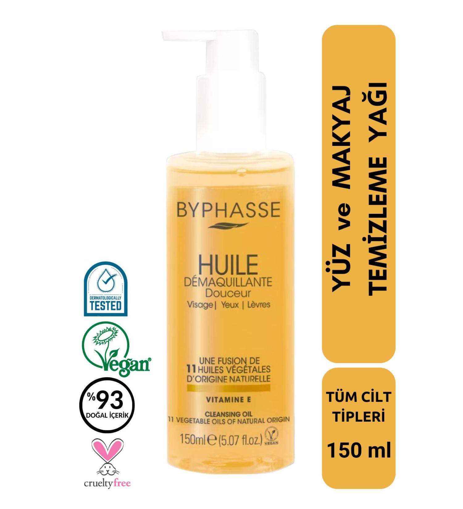 BYPHASSE Face and Make-up Cleansing Oil All Skin Types 150ml