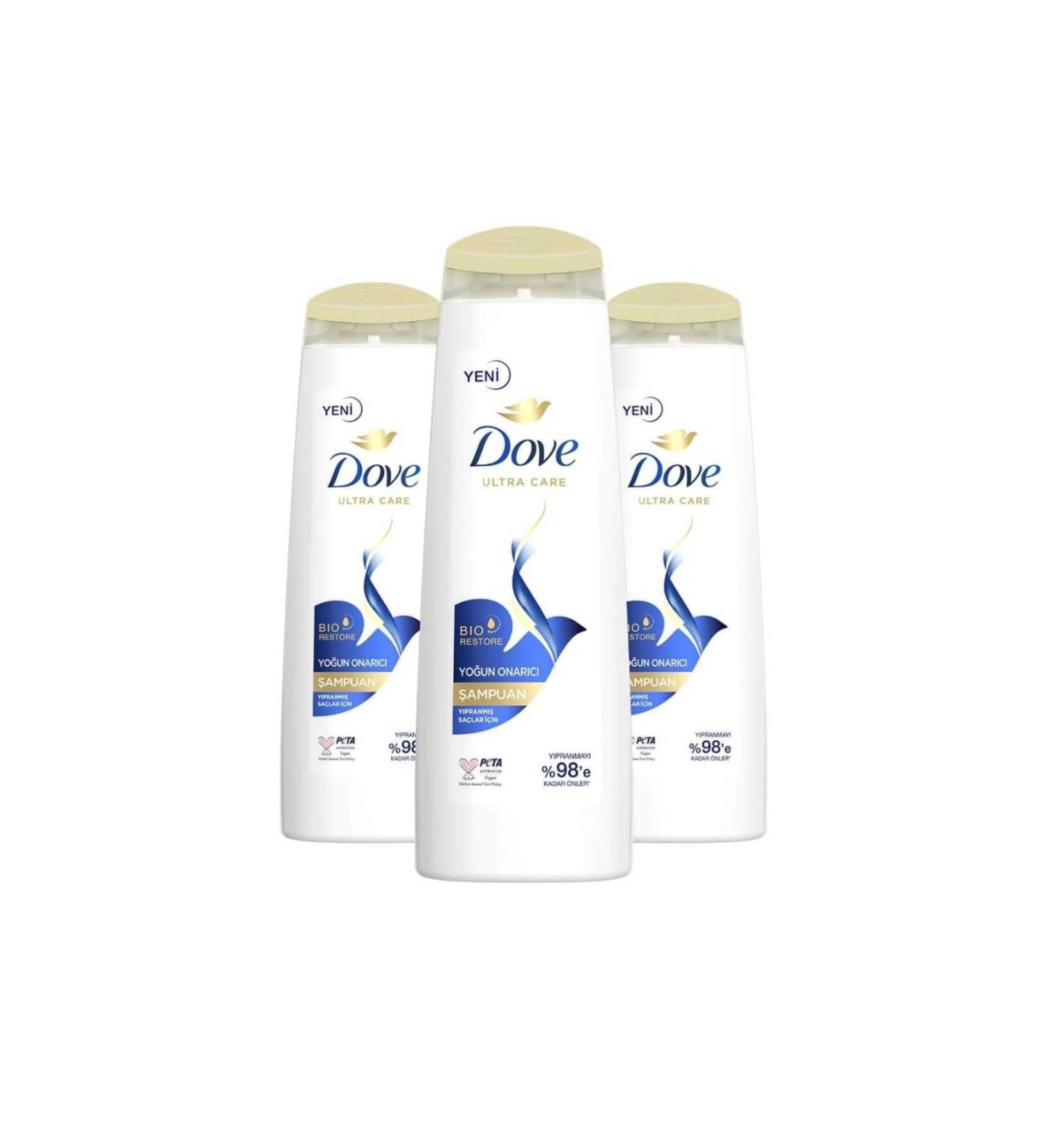 Dove Intensive Repair Shampoo 350 Ml 3 Pieces dove intensive repair 350 3
