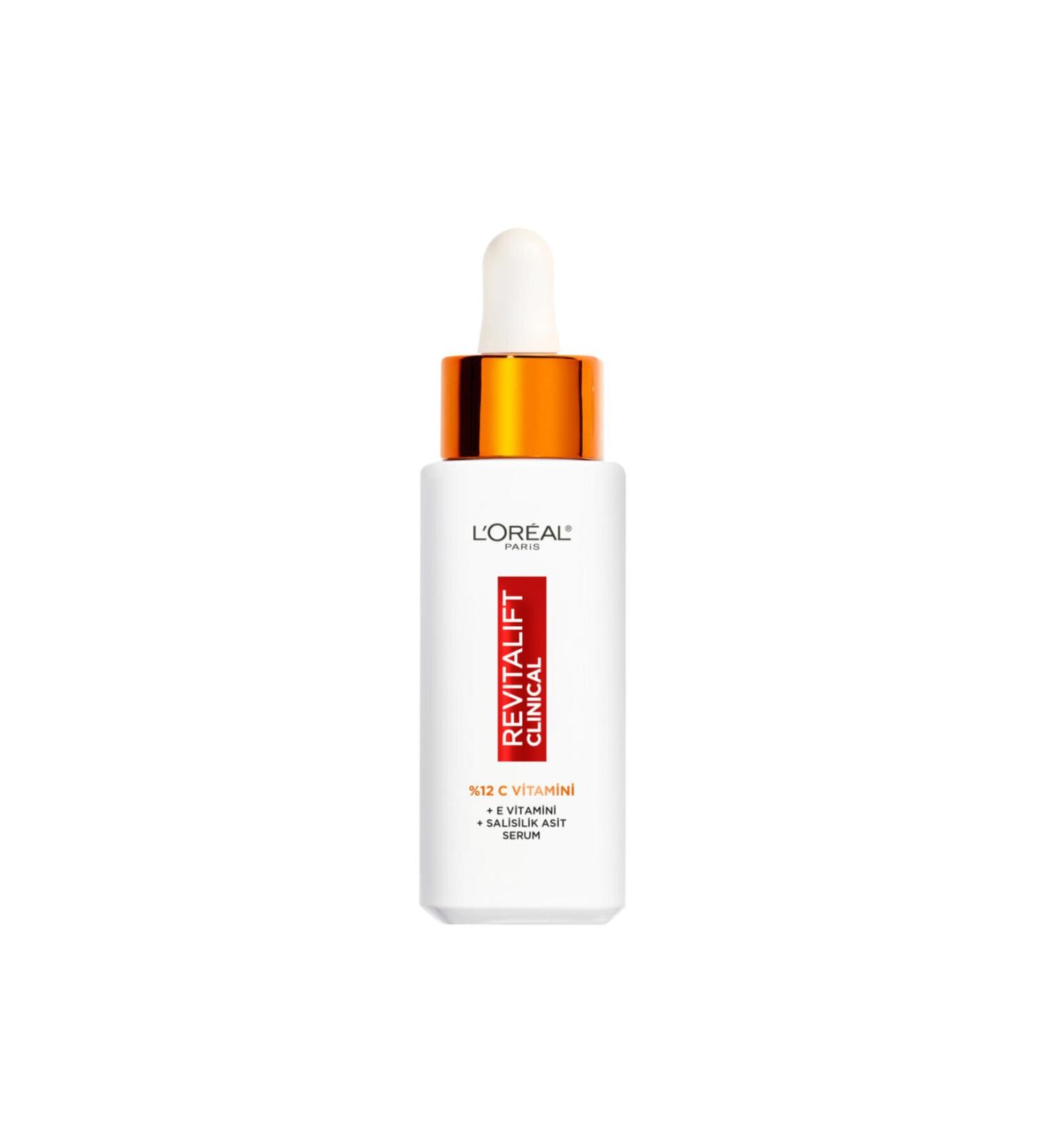L'Oreal Paris Revitalift Clinical Pure Vitamin C Brightening Tone-Equalizing Anti-Pore Serum 30 ml - Buy Online on GoSupps.com