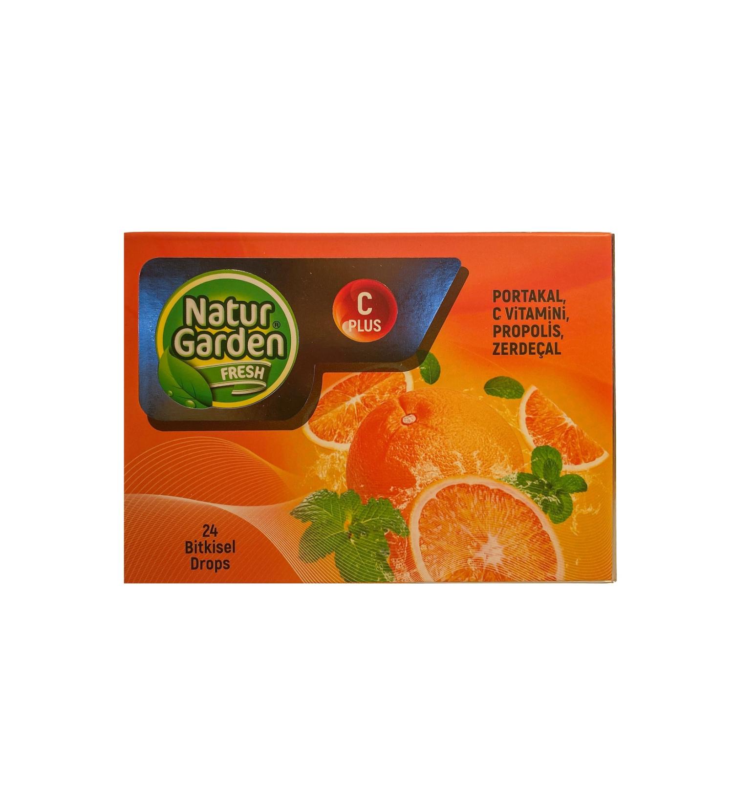 Natur Garden Orange Vitamin C Propolis Turmeric 24 Herbal Drops