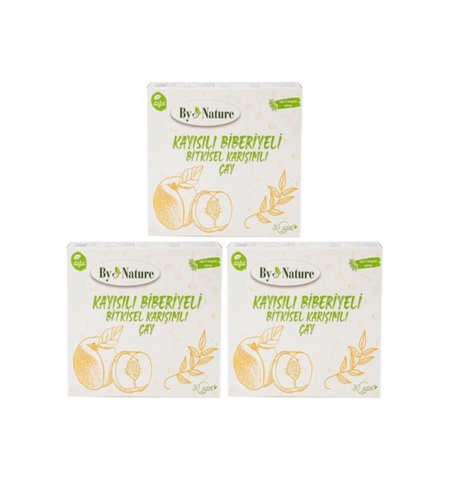 Bynature Apricot Rosemary Tea 30 Pack (3-Pieces)