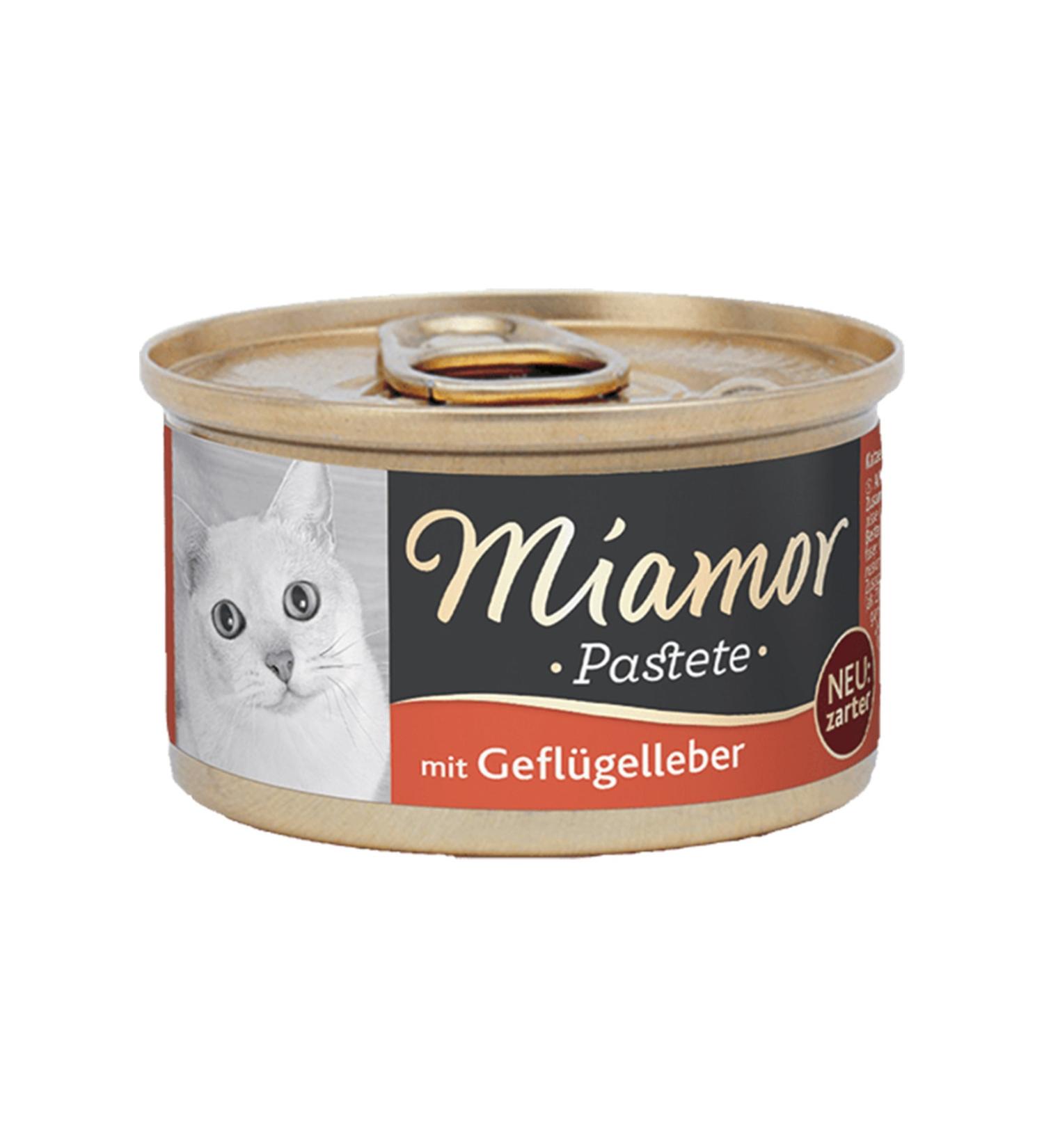 Miamor 6 PIECES MIAMOR PASTETE CAT LIVER CANNED FOOD 85 G