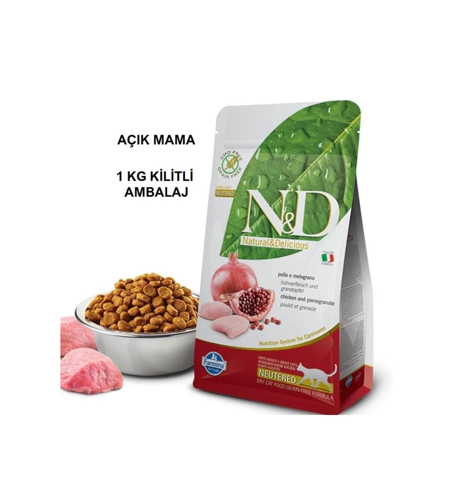 N & D Pr me Grain Free Chicken & Pomegranate Sterilized 1 Kg Locked Package