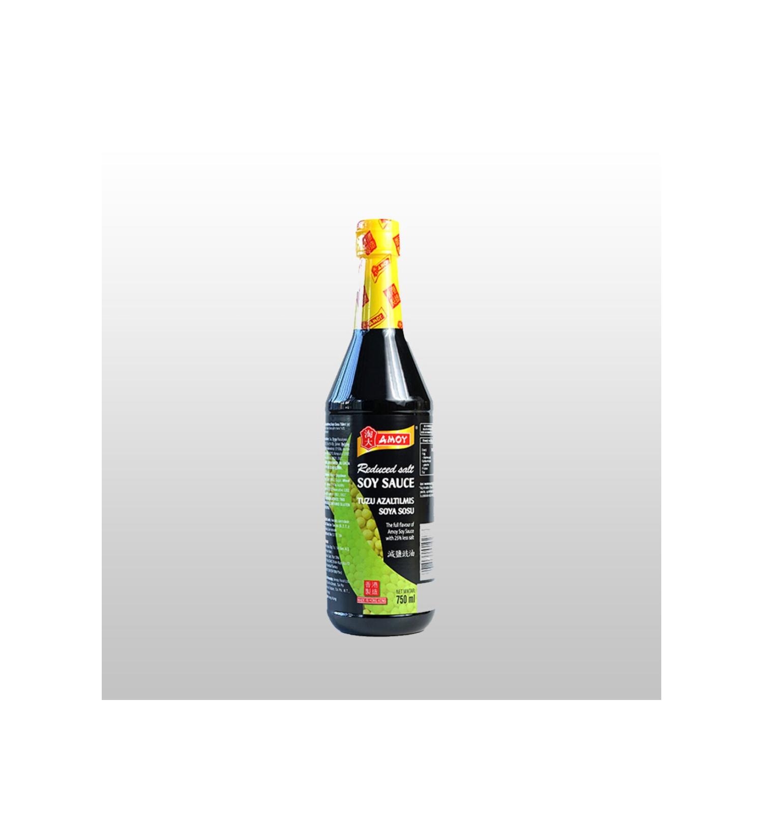 Amoy REDUCED SALT SOY SAUCE 750 ML 6* PIECES