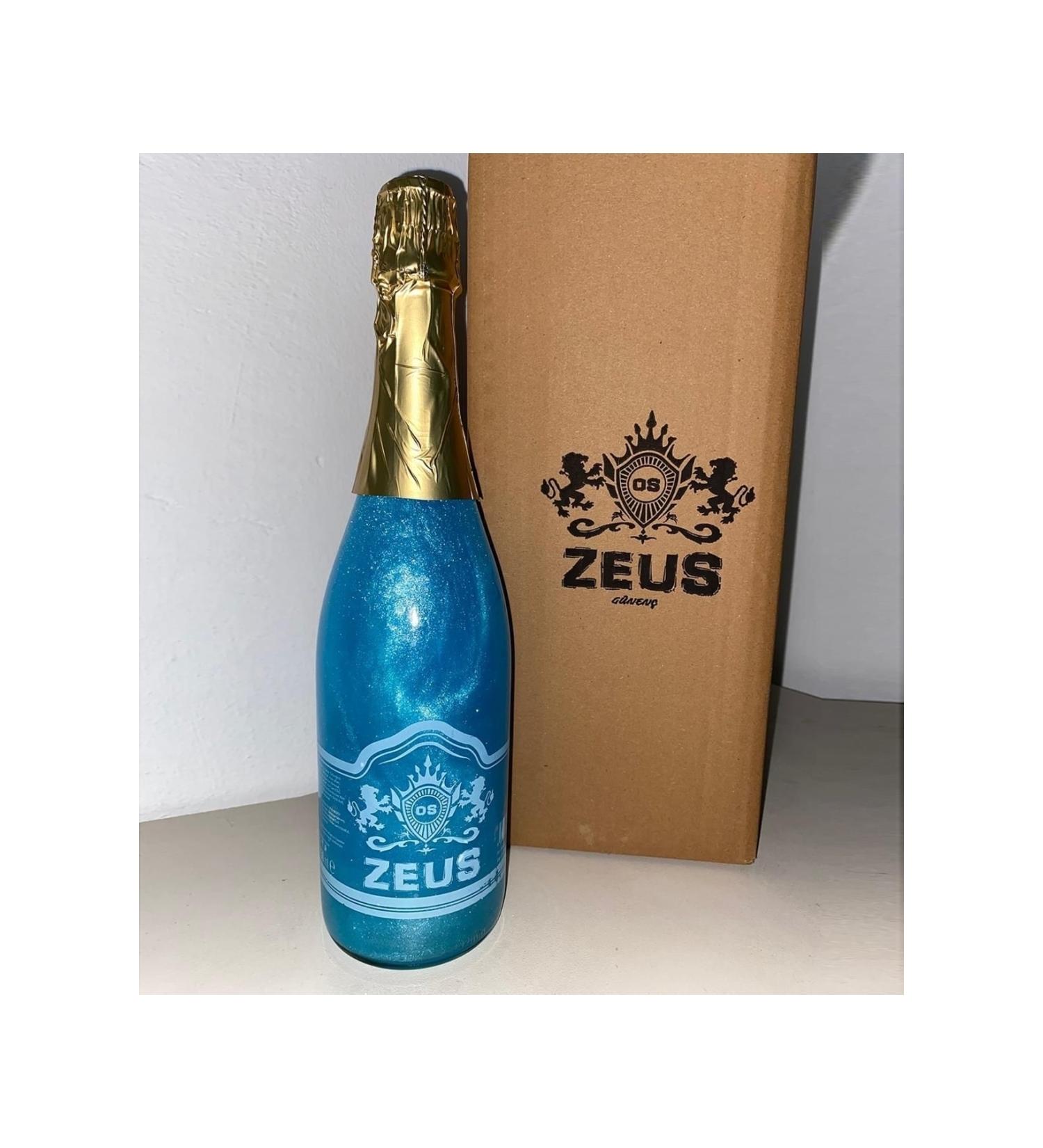 OS ZEUS NON-ALCOHOLIC GLINTER BLUEBERRY/PINEAPPLE FLAVORED SODA