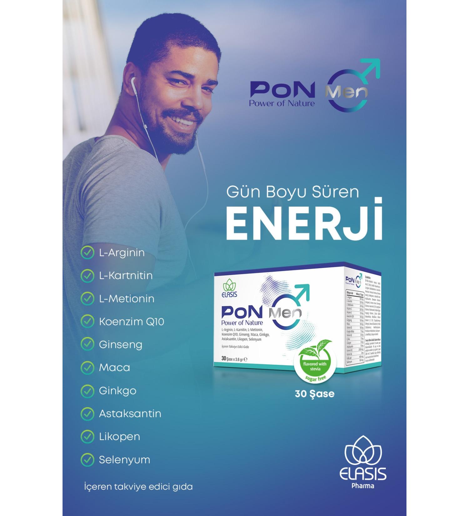 ELAS S PHARMA Elasis Pharma Pon Man Power Of Nature Food Supplement - Buy Online on GoSupps.com