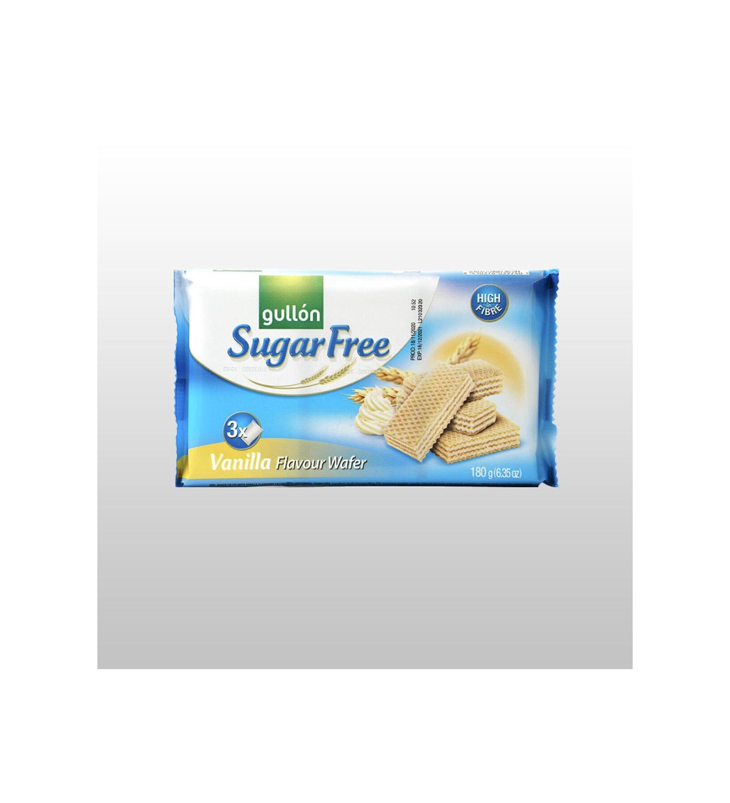 Gullon Sugar-Free Vanilla Wafer 180 gr 2 Pieces