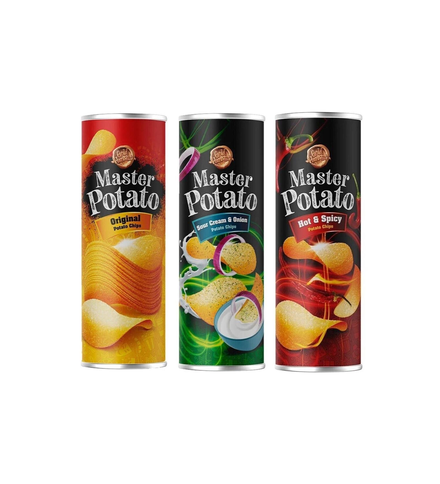 Master Potato Chips 160 gr 3-pack Mixed Package