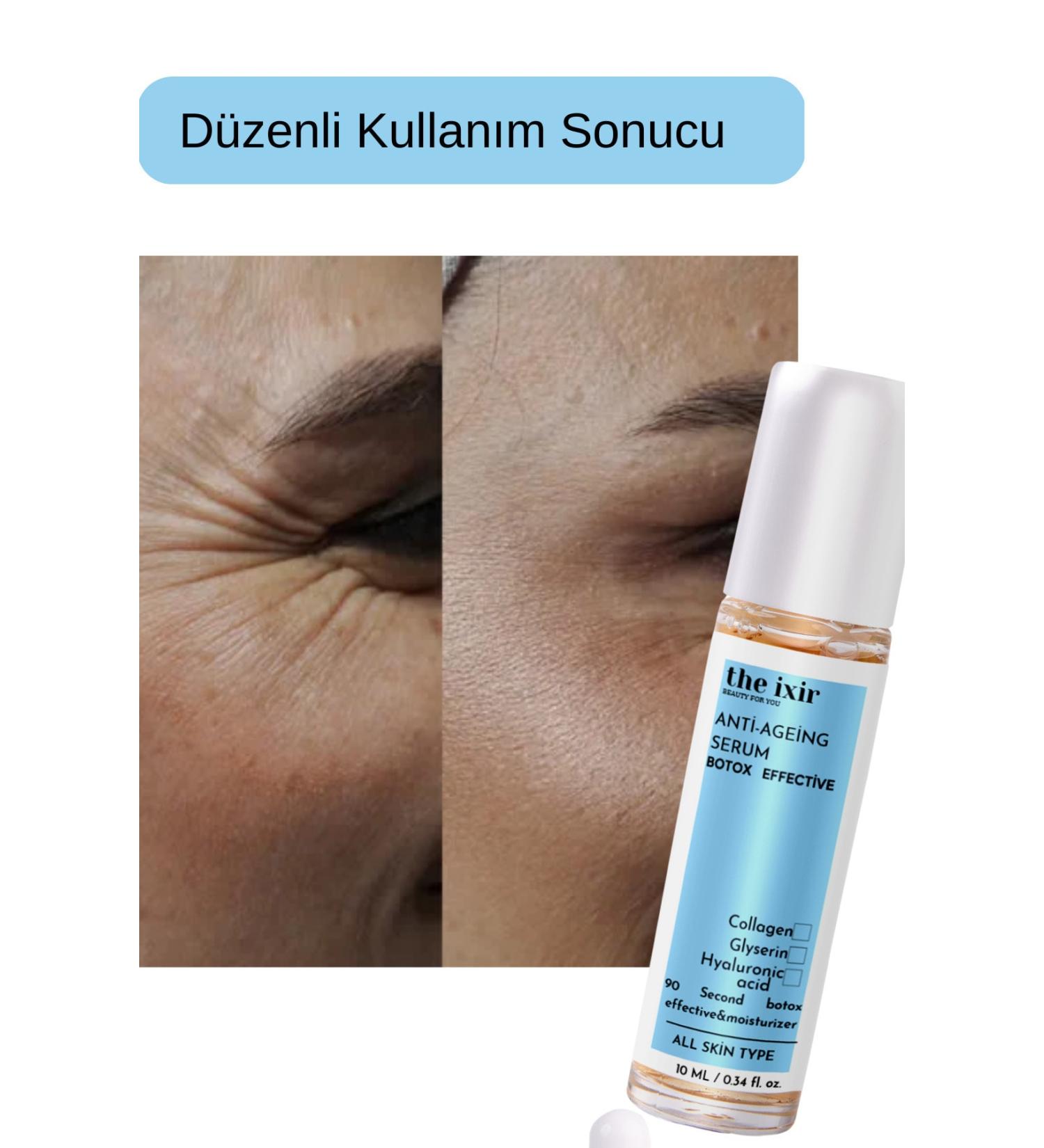 theixirbeautyforyou Anti-Wrinkle & Botox Effective & Moisturizing Serum Collagen+hyaluronic Acid 10ml - Buy Online on GoSupps.com