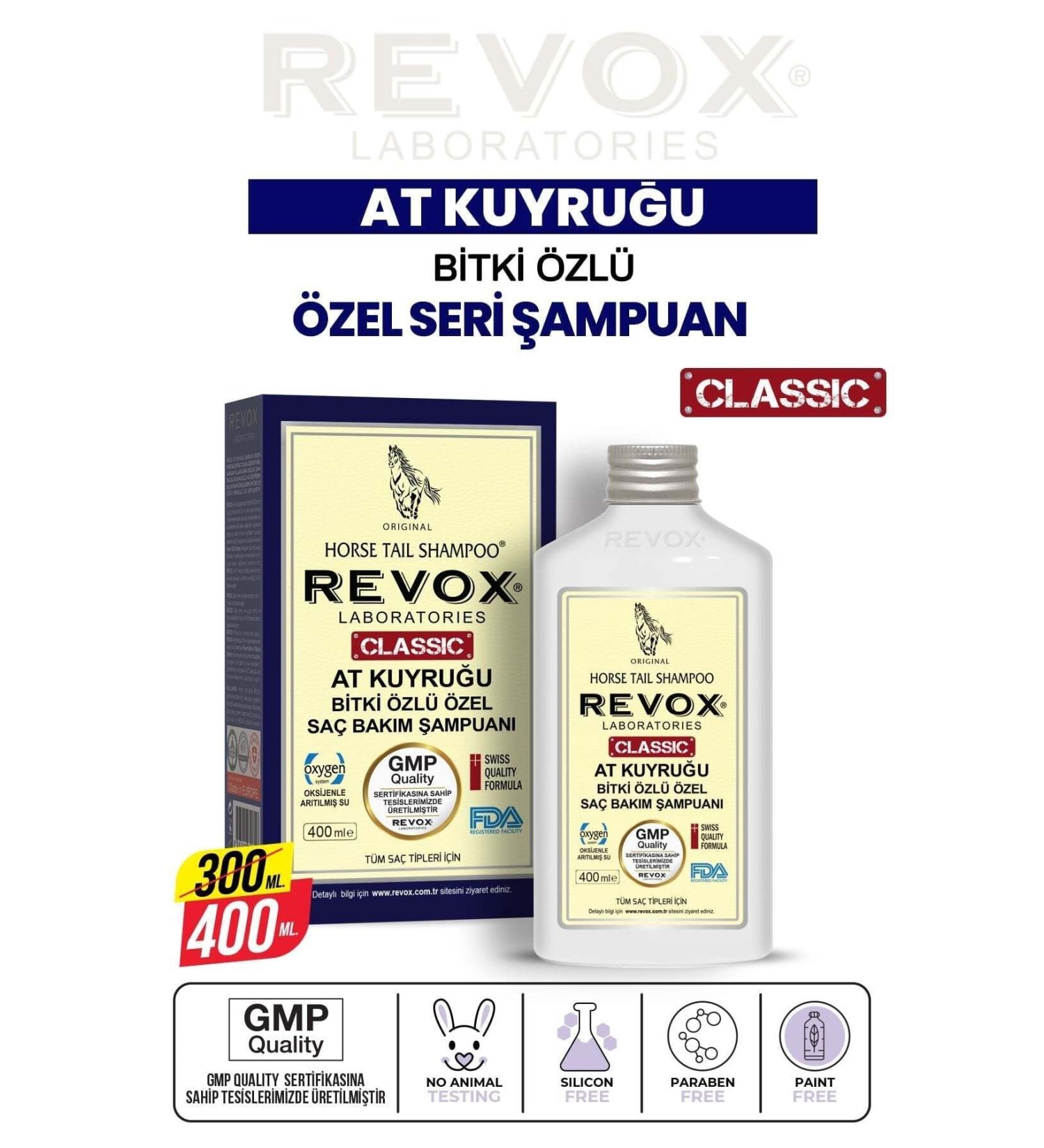 Revox Anti-Hair Loss Horsetail Herbal Essence Hair Care Shampoo