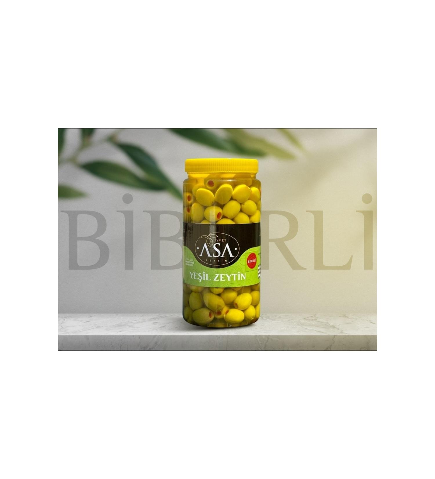 smet Asa Olive Green Olives with Pepper 1 Kg