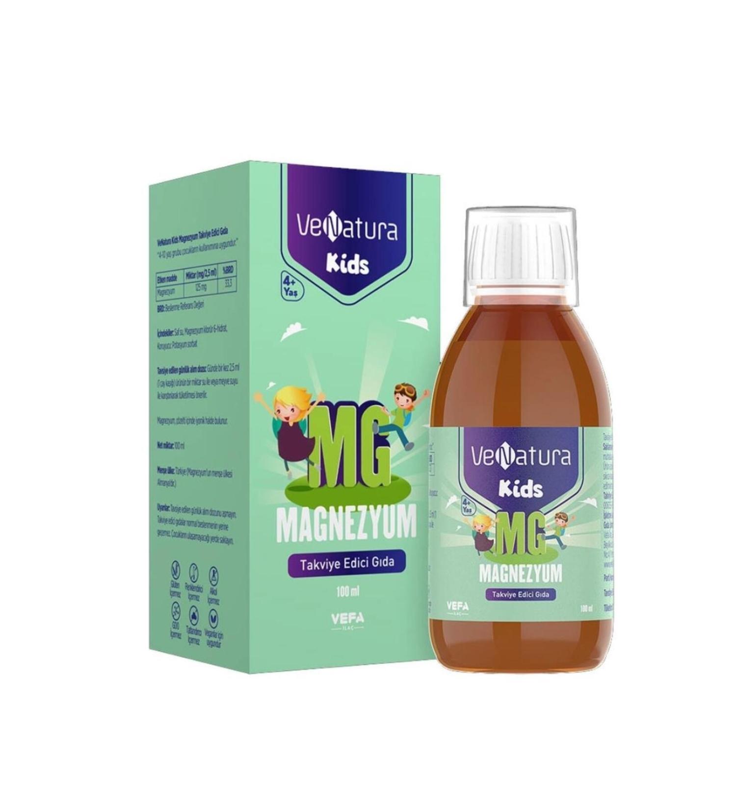 Venatura Kids Magnesium Supplement Food 100 ml