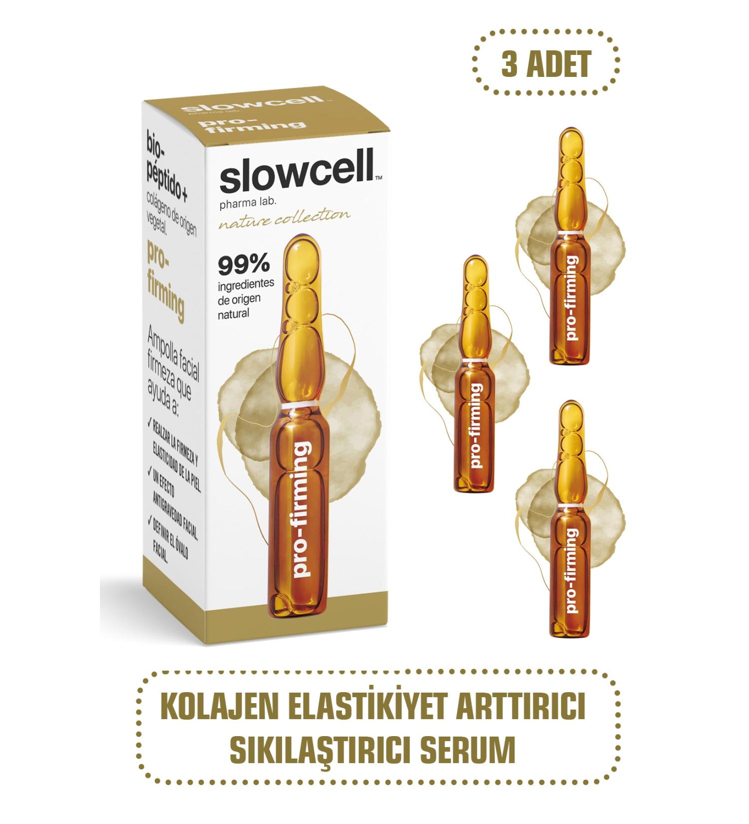 Slowcell Bio Peptide Collagen Elasticity Booster Serum Ampoule 3 PCS X 2 ML - Buy Online on GoSupps.com