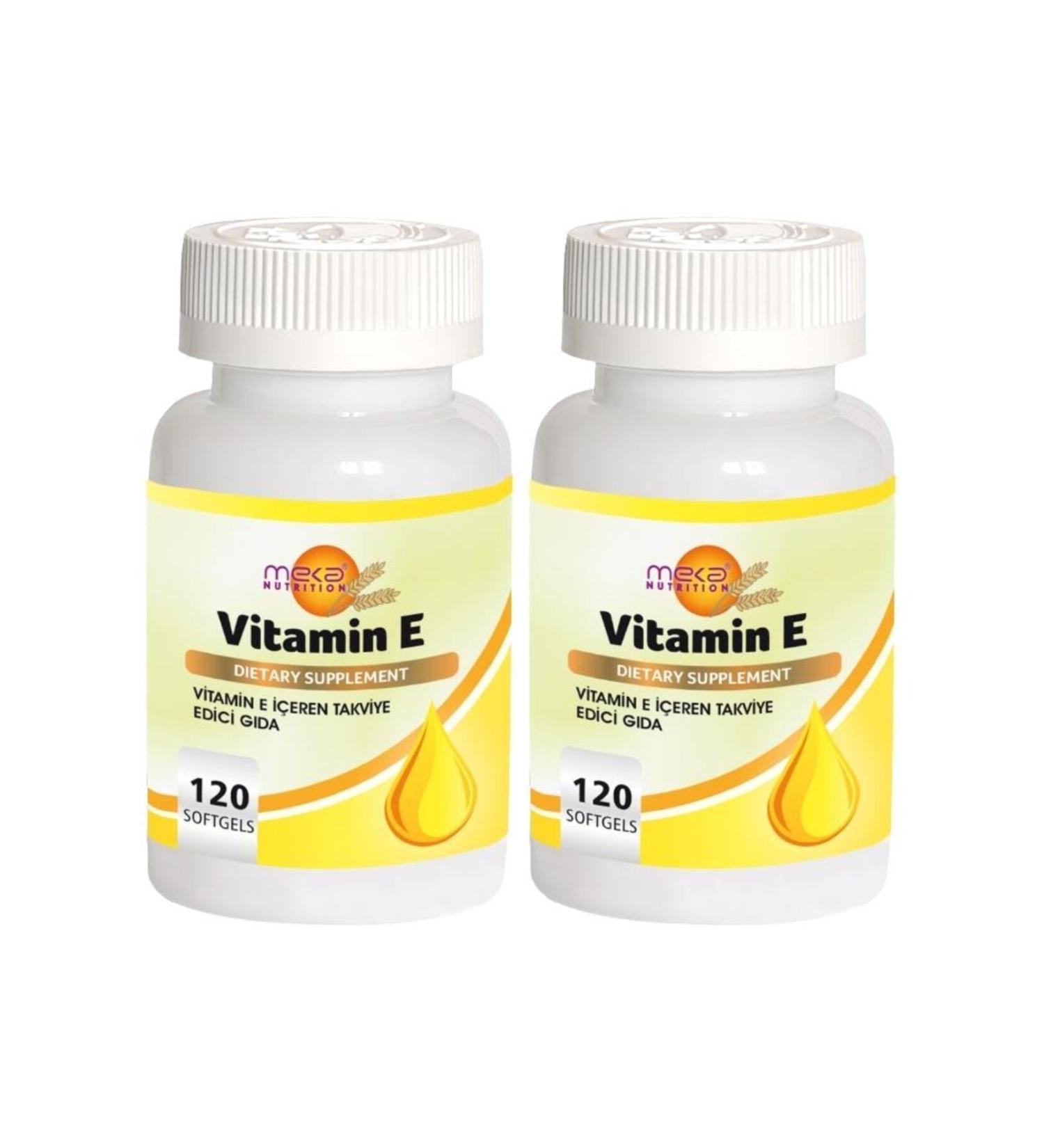Meka Nutrition Vitamin E 267 Mg 2x120 Softgel Vitamin E 400 IU